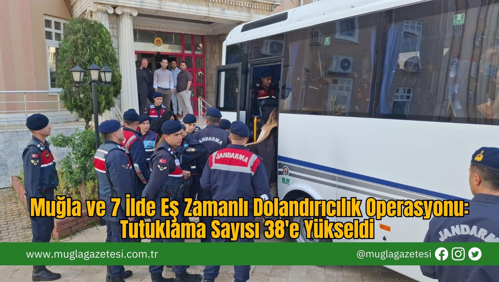 Muğla ve 7 İlde Eş Zamanlı Dolandırıcılık Operasyonu: Tutuklama Sayısı 38'e Yükseldi