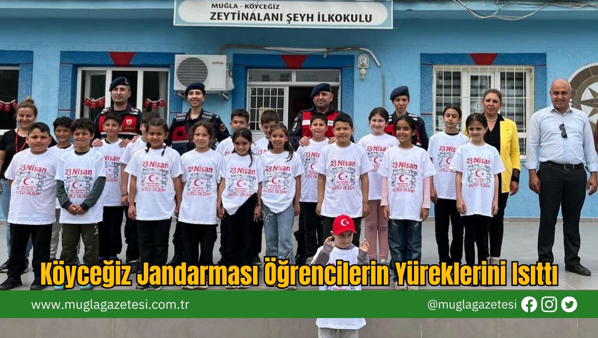 Köyceğiz Jandarması Öğrencilerin Yüreklerini Isıttı