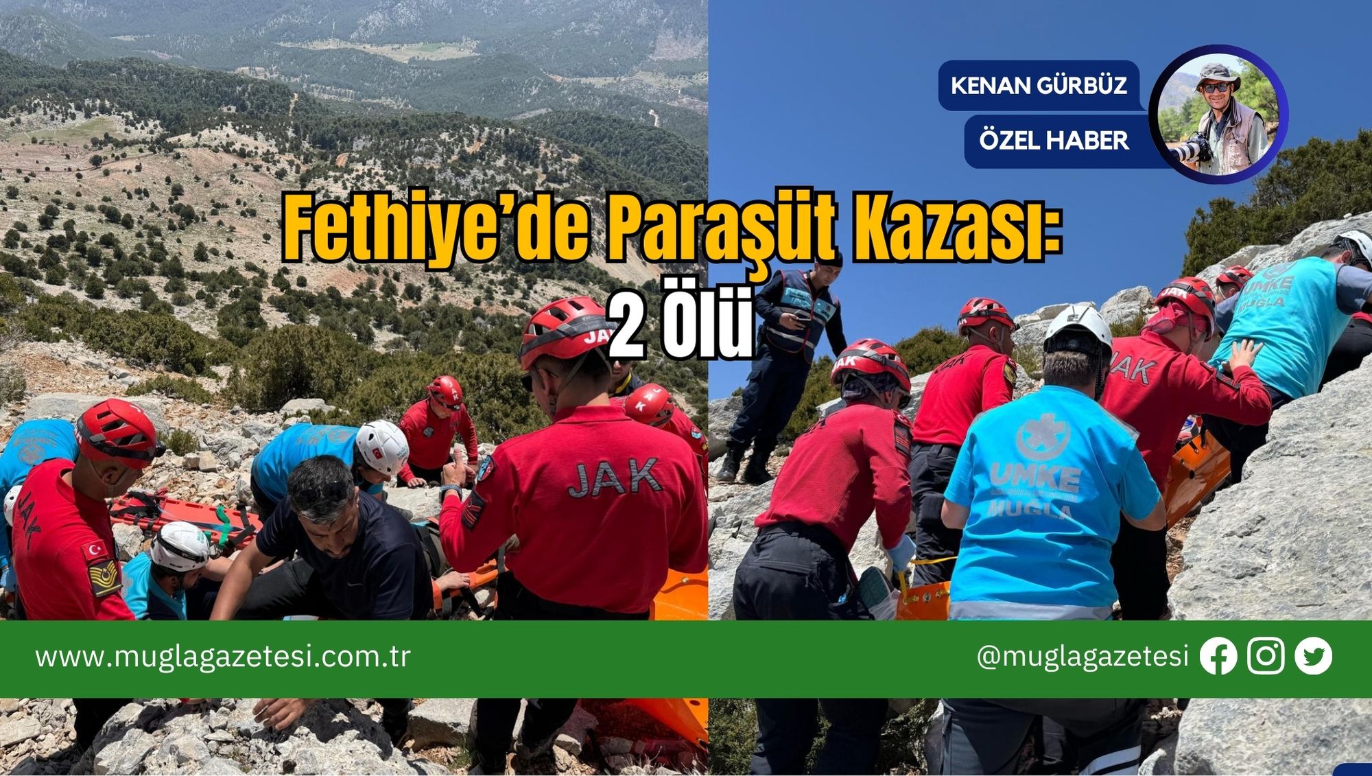 Fethiye’de Paraşüt Kazası: 2 Ölü