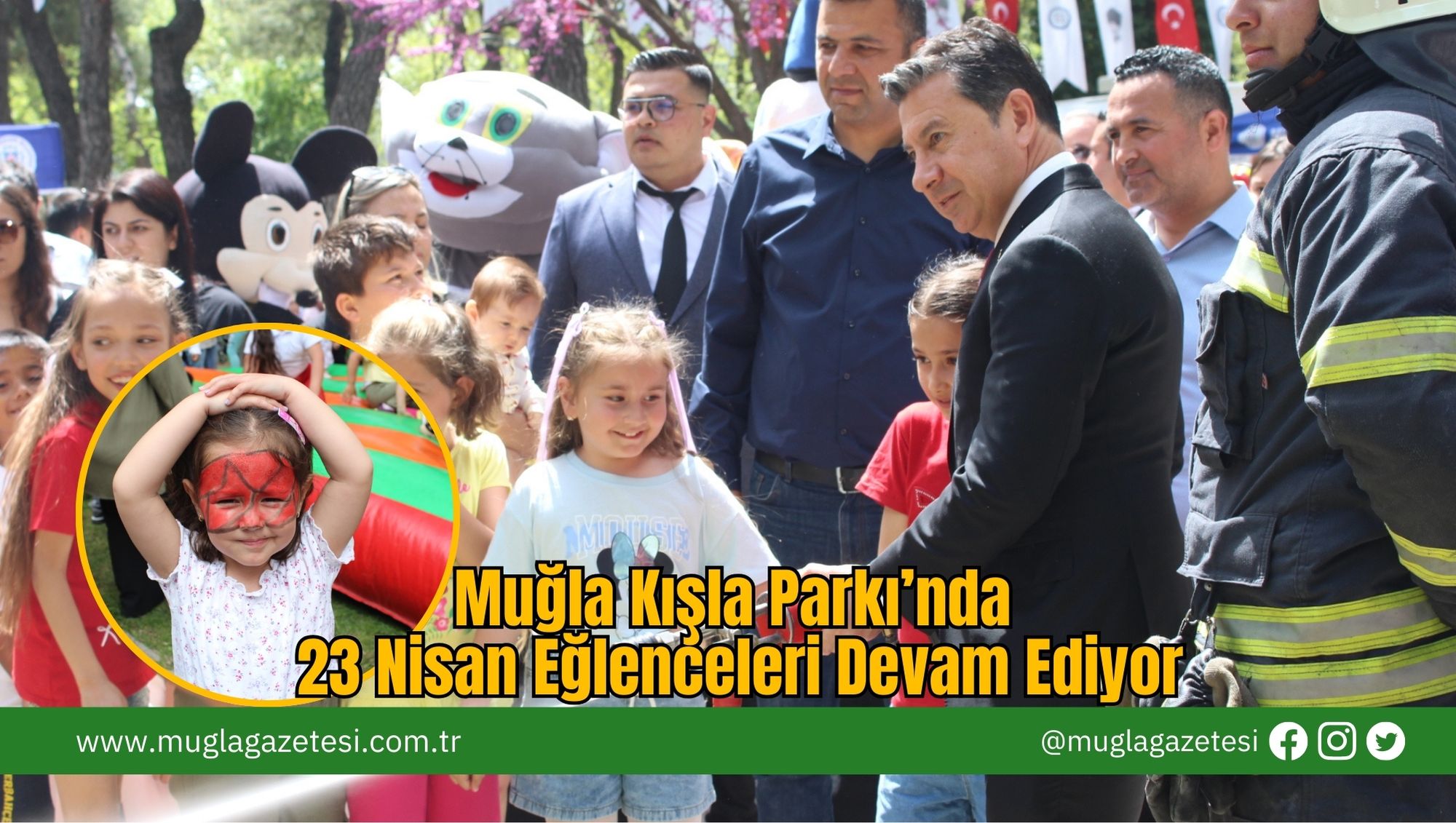 Muğla Kışla Parkı’nda 23 Nisan Eğlenceleri Devam Ediyor