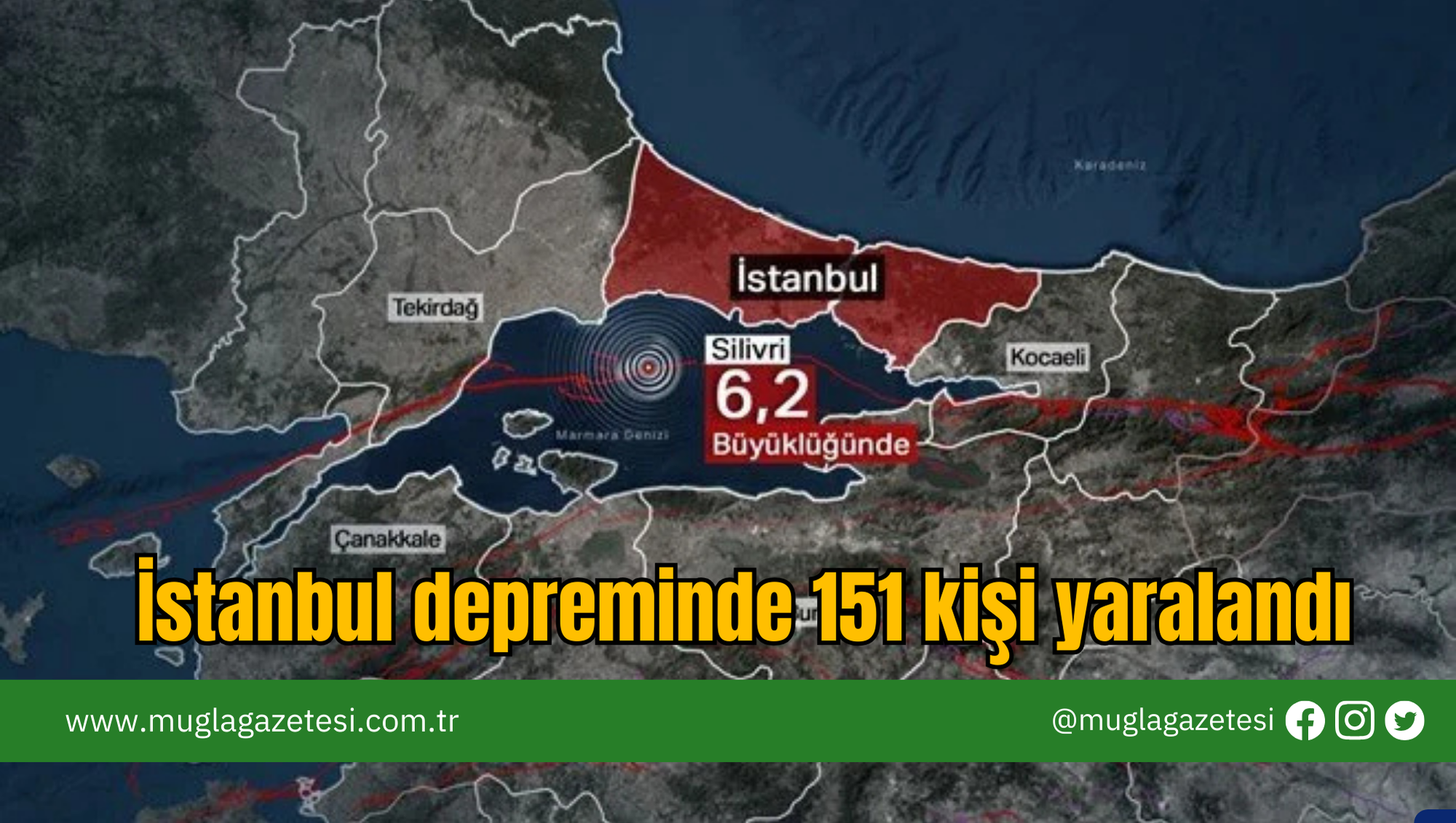 İstanbul depreminde 151 kişi yaralandı