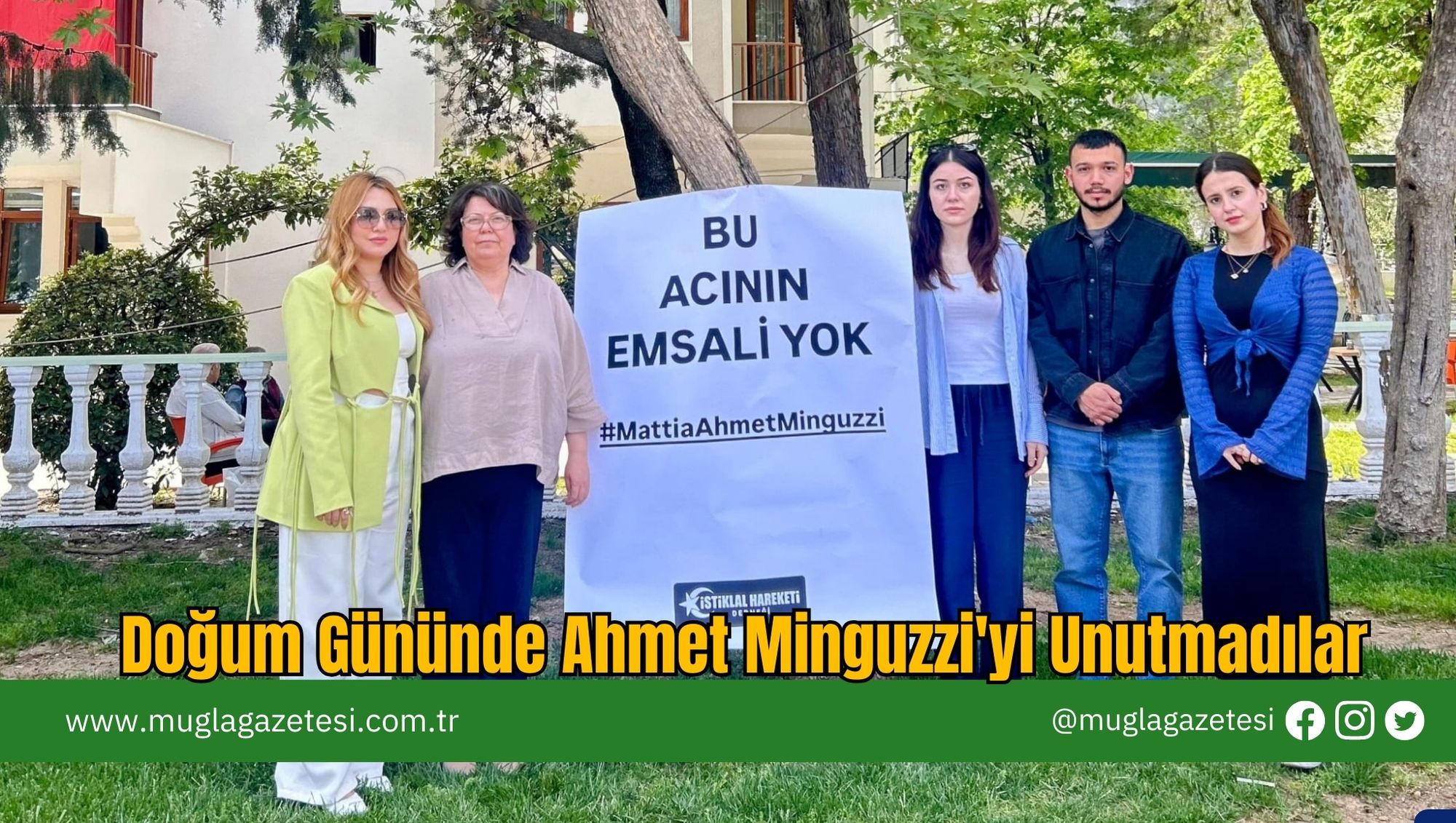 Doğum Gününde Ahmet Minguzzi'yi Unutmadılar