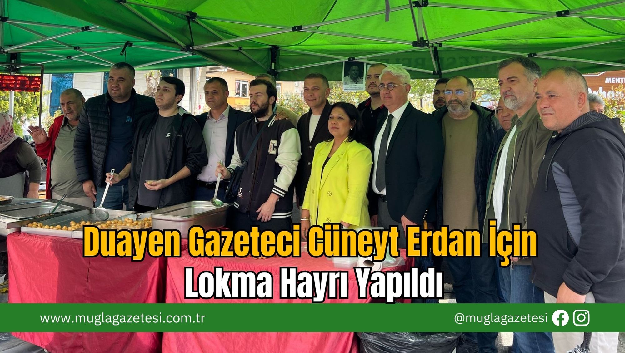 Duayen Gazeteci Cüneyt Erdan İçin Lokma Hayrı Yapıldı