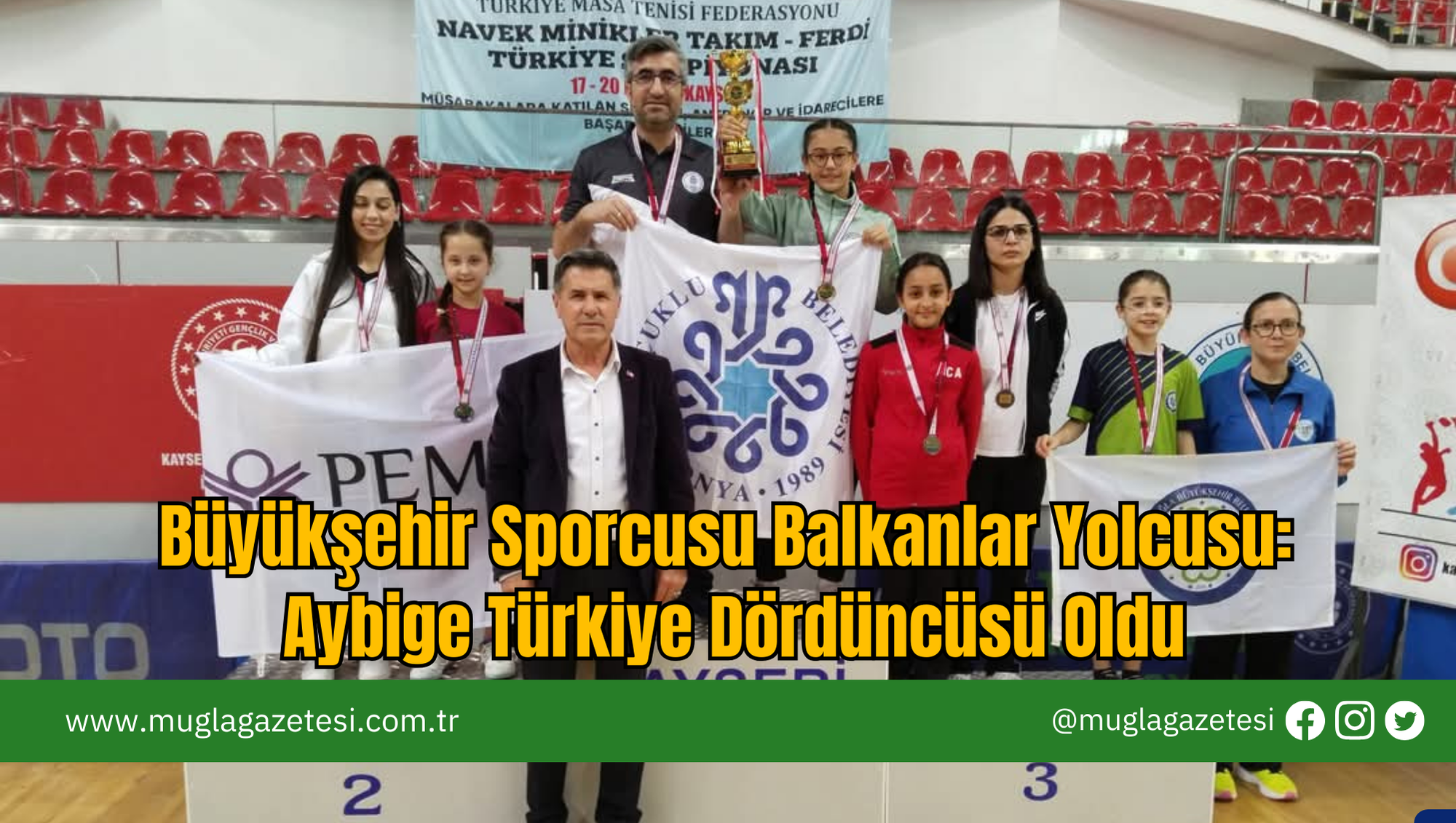 Büyükşehir Sporcusu Balkanlar Yolcusu: Aybige Türkiye Dördüncüsü Oldu