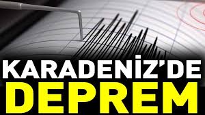 Karadeniz'de 3.1 Şiddetinde Deprem