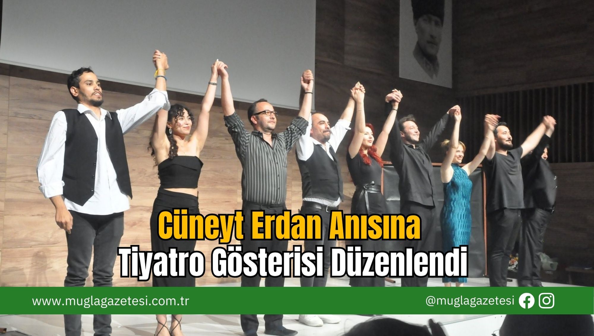 Cüneyt Erdan Anısına Tiyatro Gösterisi Düzenlendi