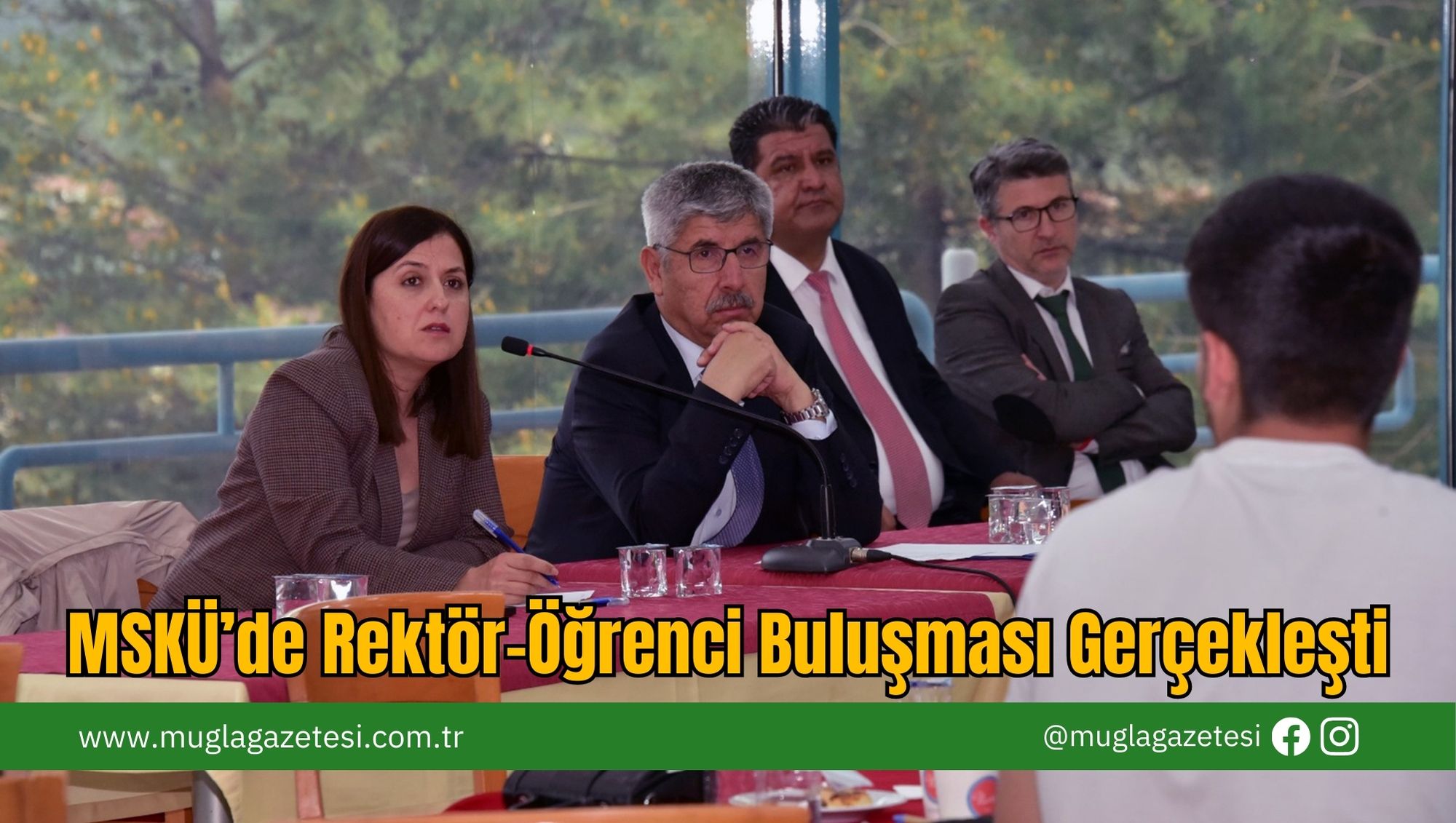 MSKÜ’de Rektör-Öğrenci Buluşması Gerçekleşti