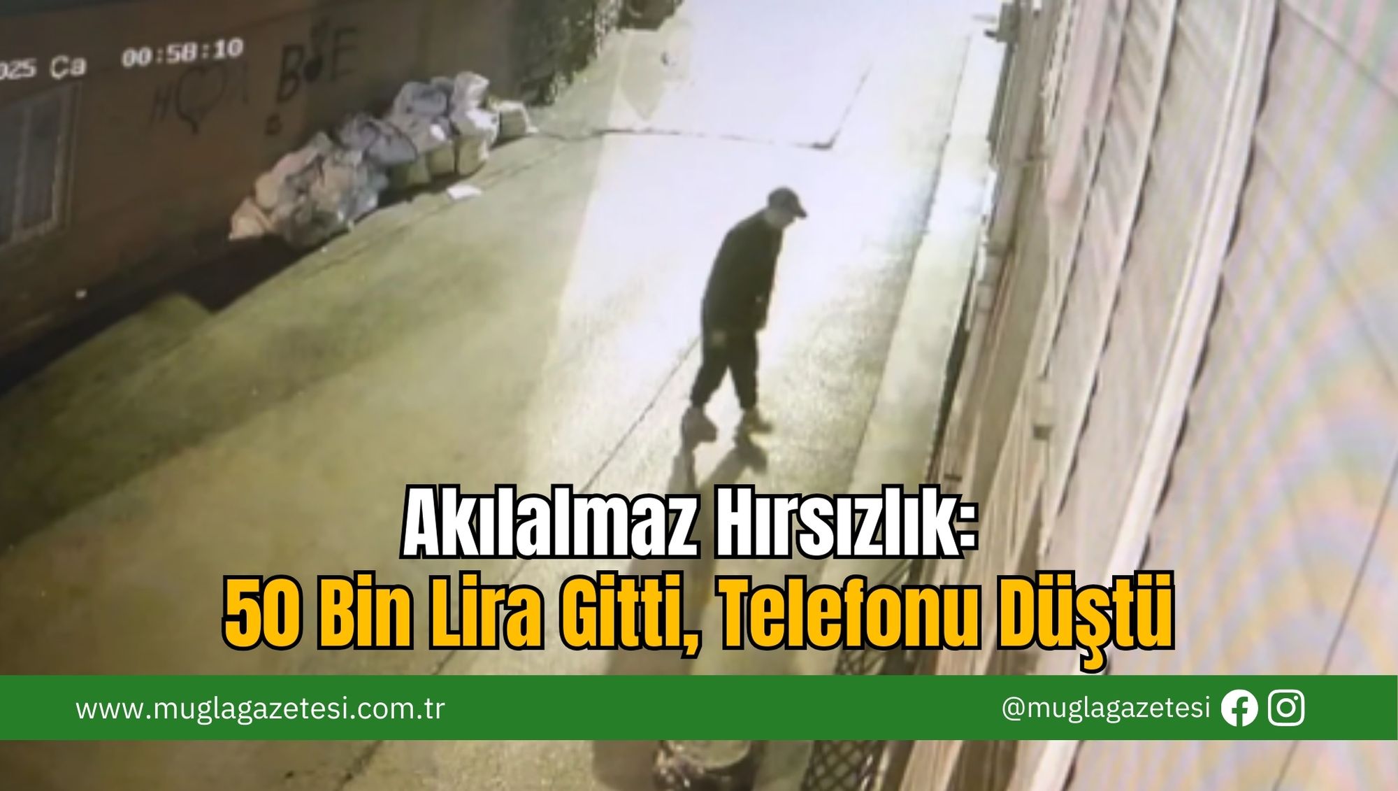 Akılalmaz Hırsızlık: 50 Bin Lira Gitti, Telefonu Düştü