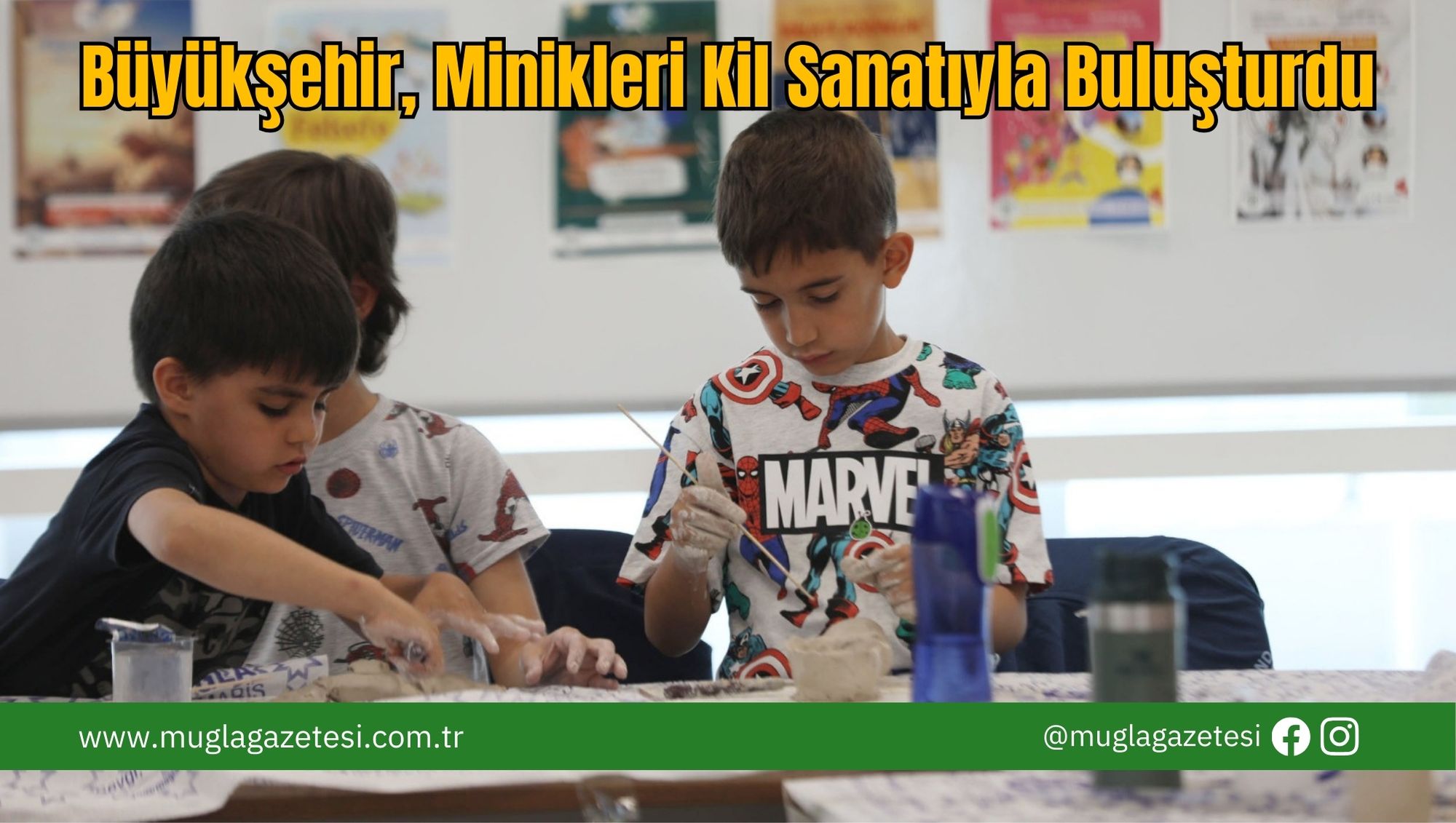 Büyükşehir, Minikleri Kil Sanatıyla Buluşturdu