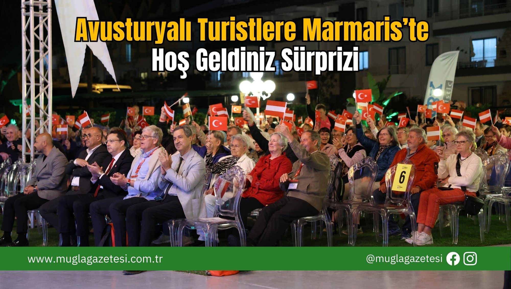 Avusturyalı Turistlere Marmaris’te Hoş Geldiniz Sürprizi