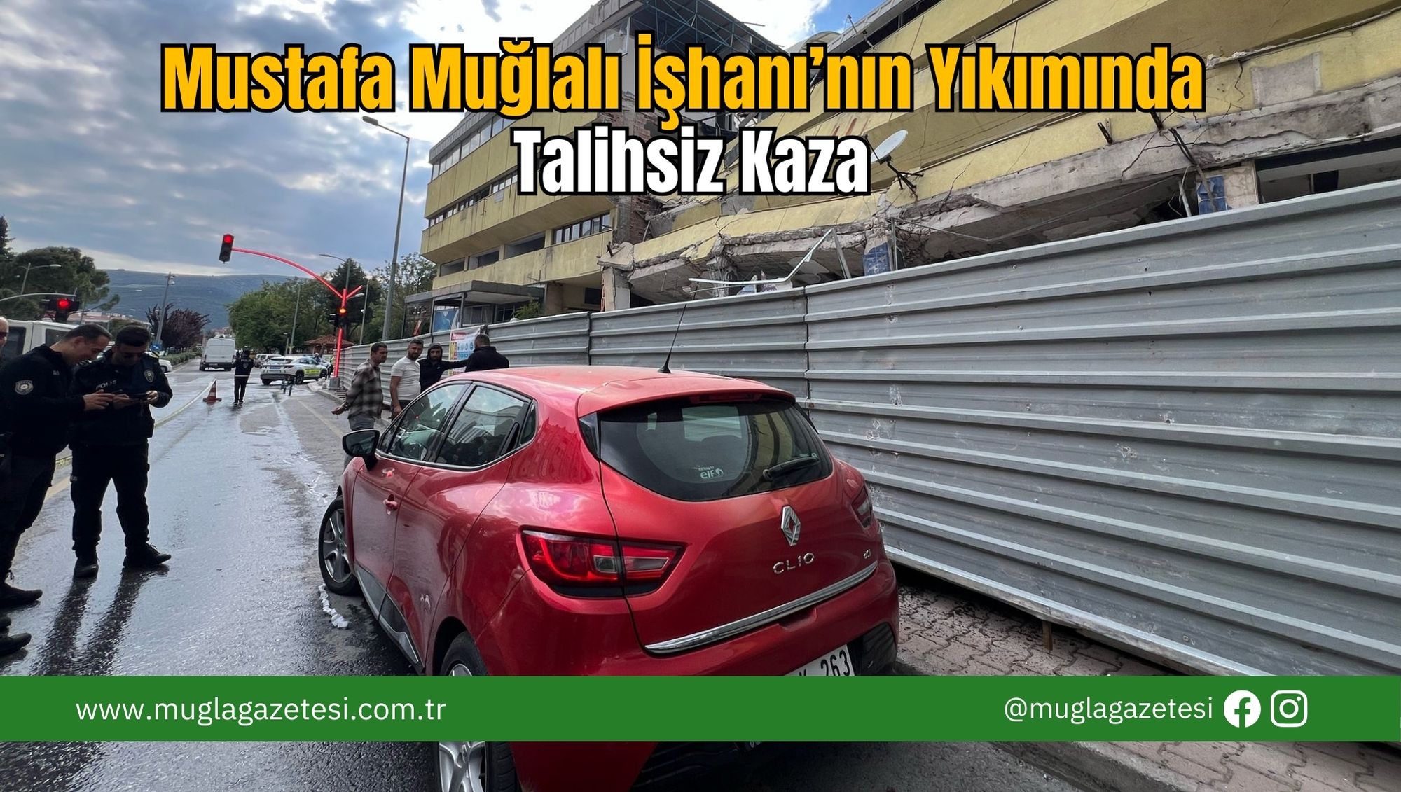 Mustafa Muğlalı İşhanı’nın Yıkımında Talihsiz Kaza