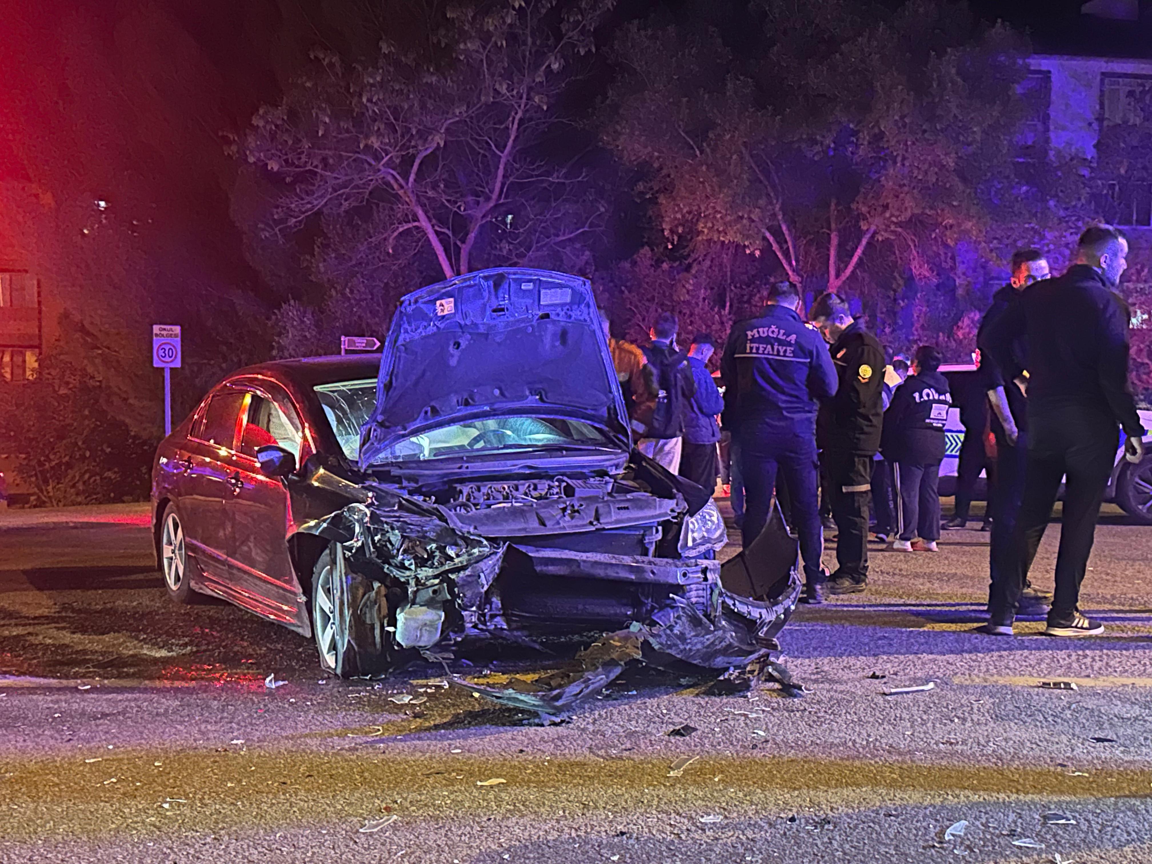Menteşe’de Trafik Kazasında Mucize Kurtuluş