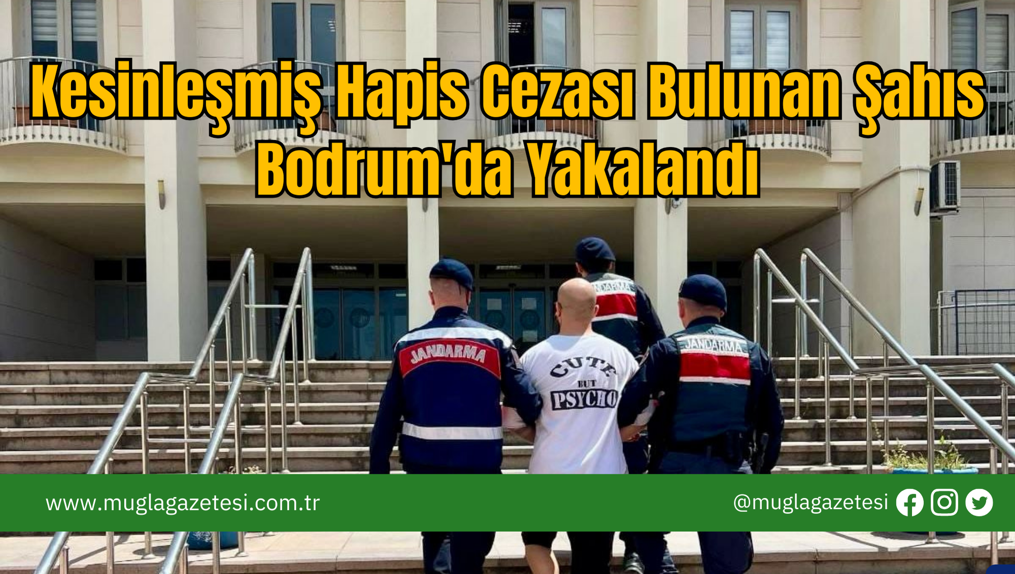 Kesinleşmiş Hapis Cezası Bulunan Şahıs Bodrum'da Yakalandı