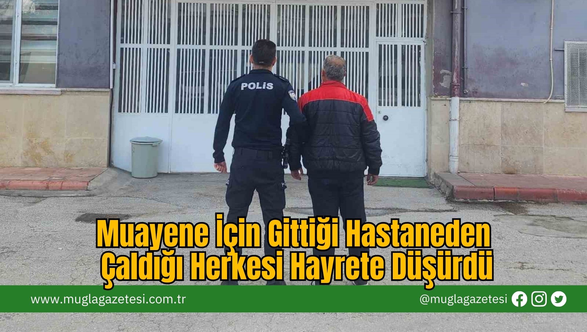 Muayene İçin Gittiği Hastaneden Çaldığı Herkesi Hayrete Düşürdü