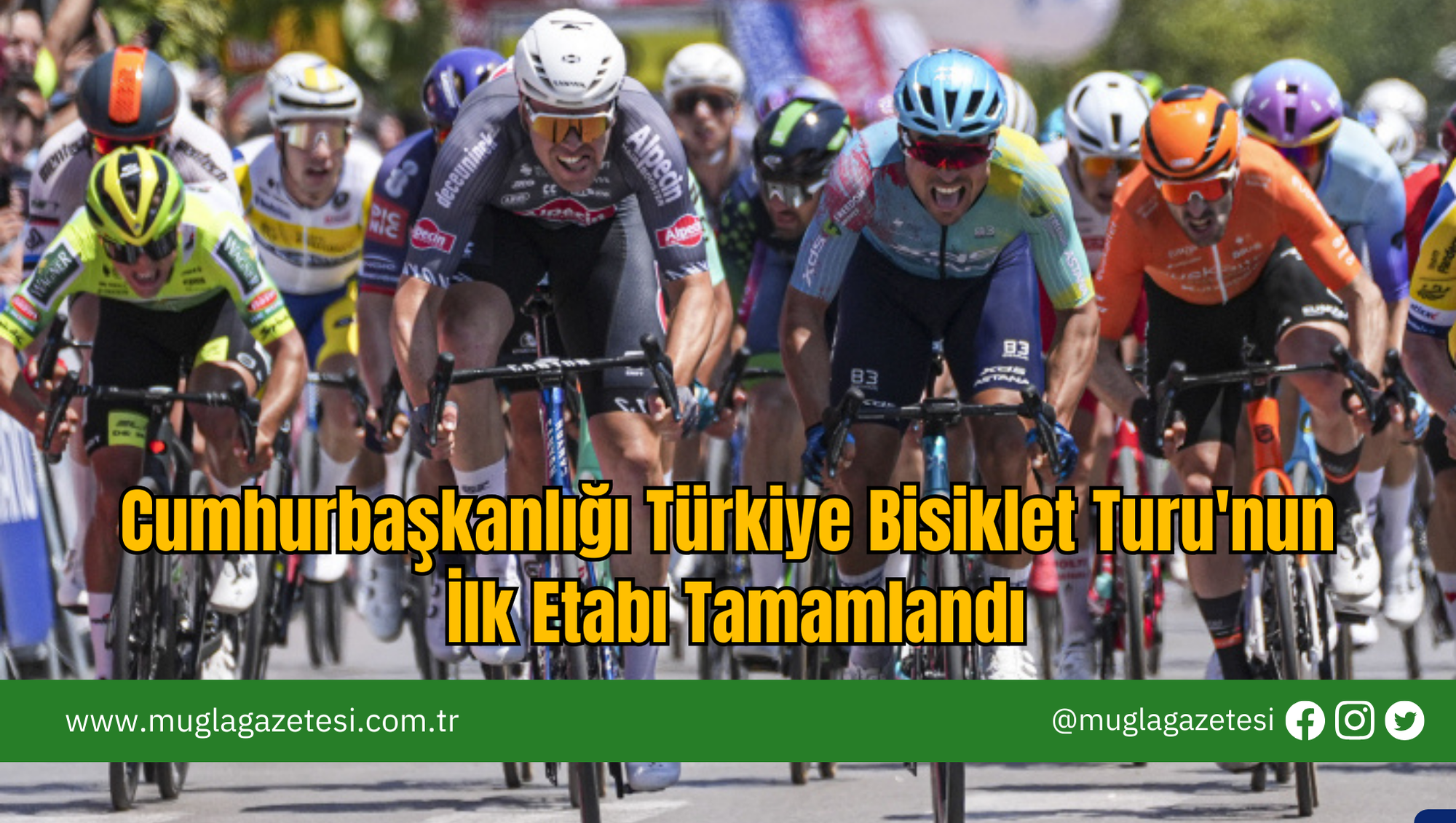 Cumhurbaşkanlığı Türkiye Bisiklet Turu'nun İlk Etabı Tamamlandı