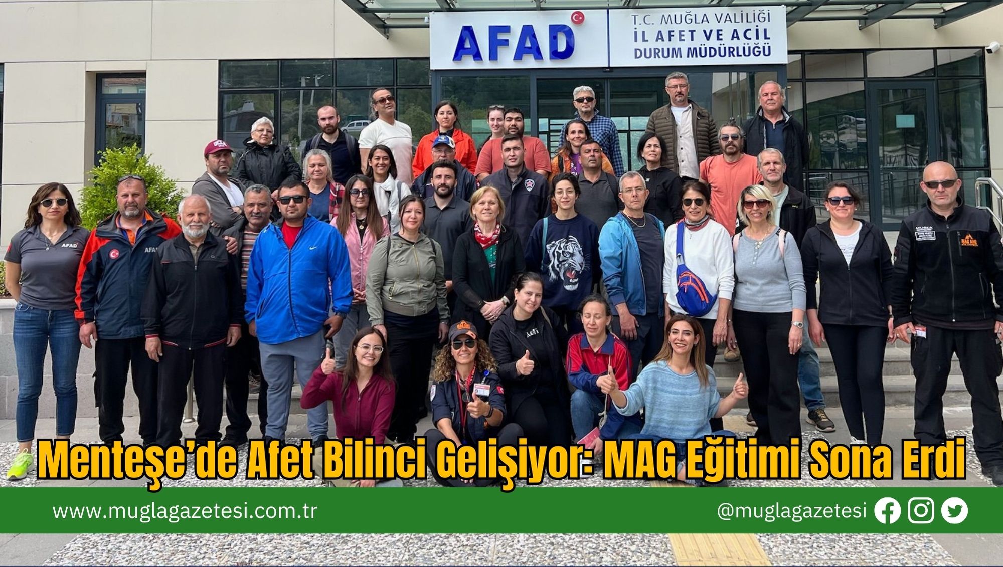 Menteşe’de Afet Bilinci Gelişiyor: MAG Eğitimi Sona Erdi