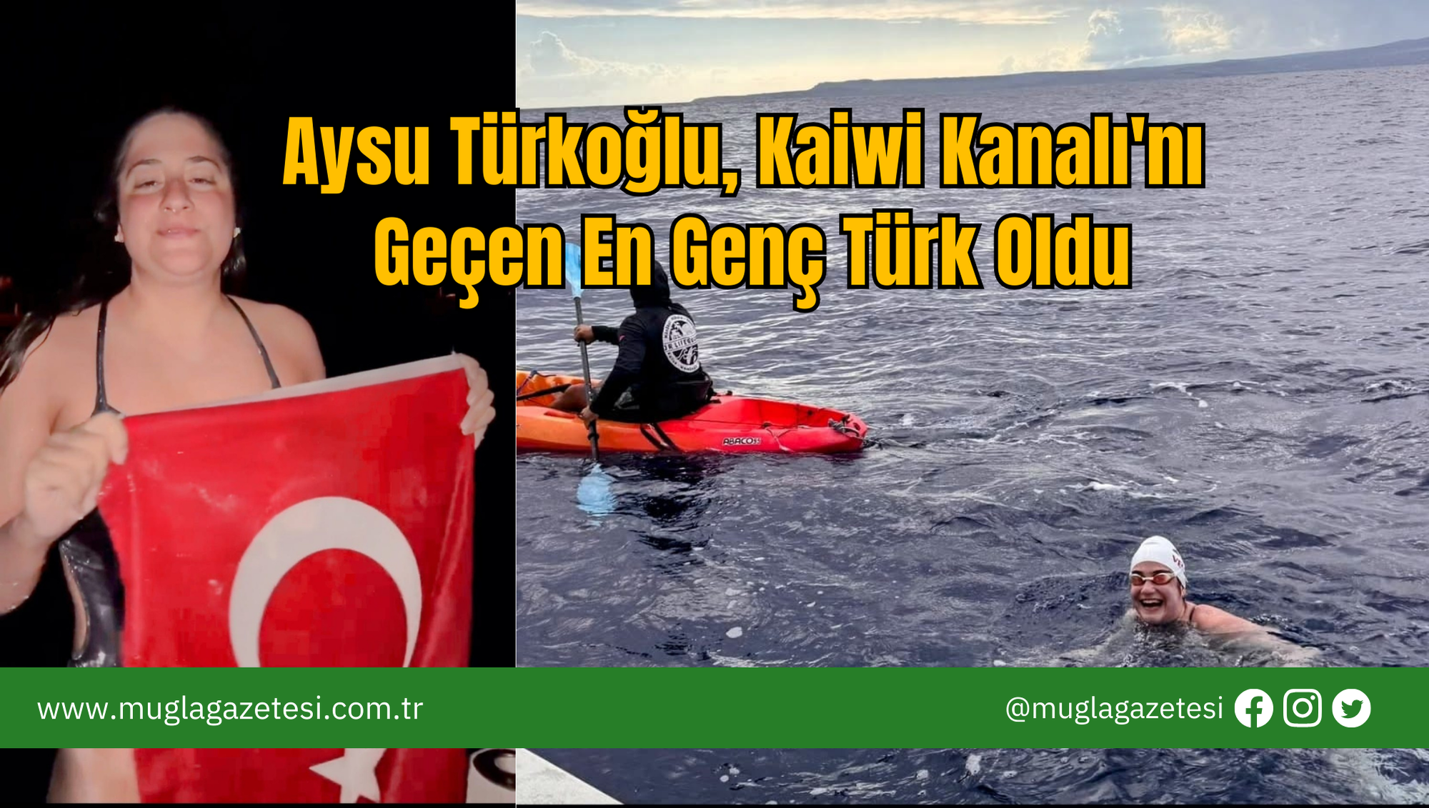 Aysu Türkoğlu, Kaiwi Kanalı'nı Geçen En Genç Türk Oldu