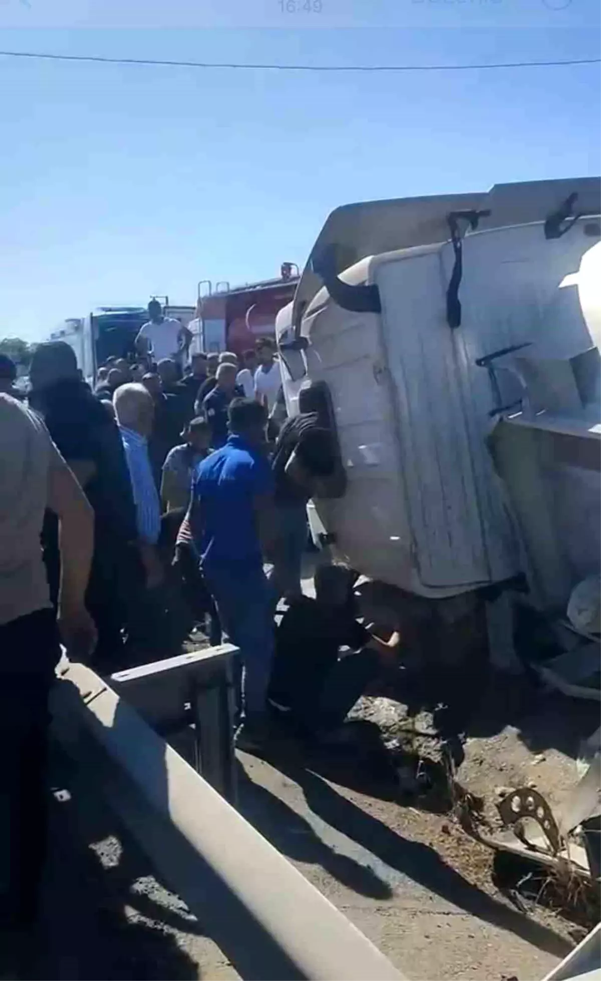 Tanker Kazası: 1 Ölü 1 Yaralı