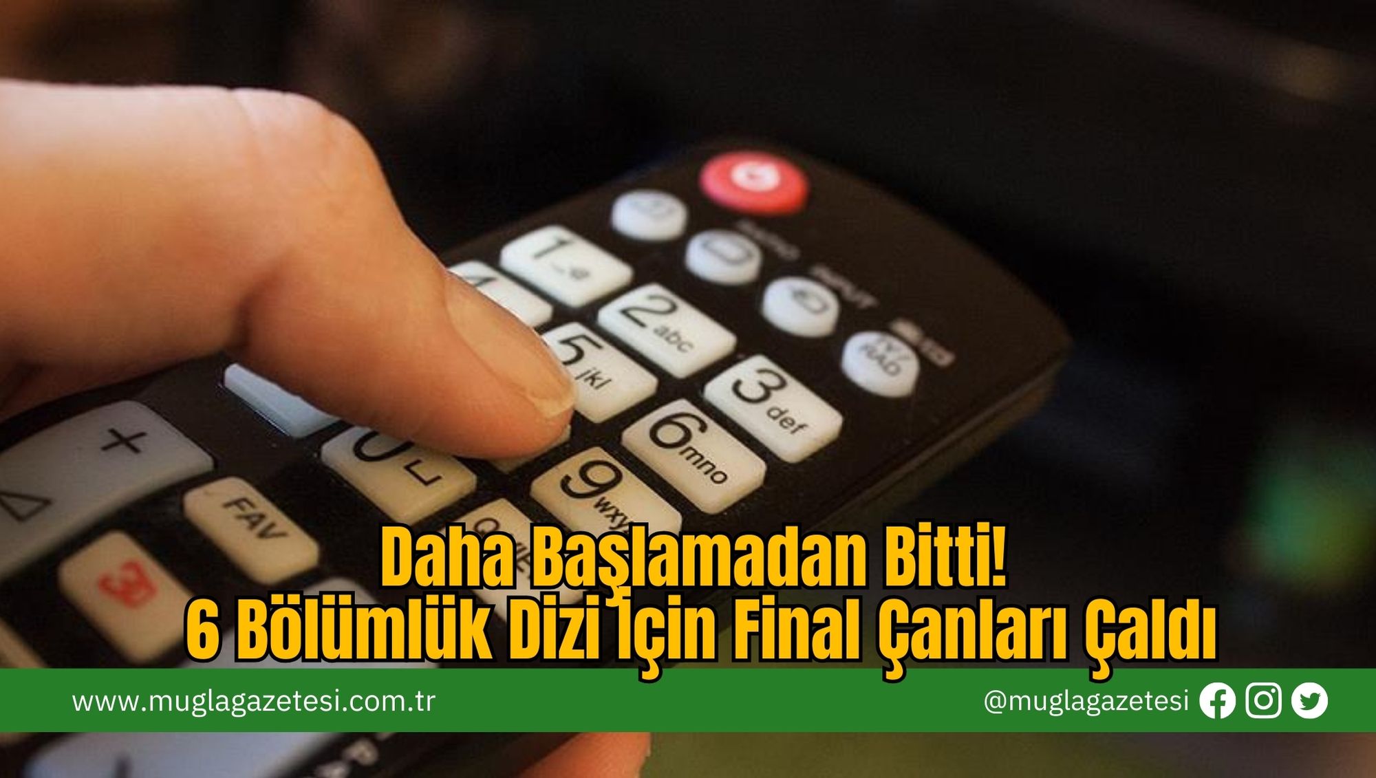 Daha Başlamadan Bitti! 6 Bölümlük Dizi İçin Final Çanları Çaldı