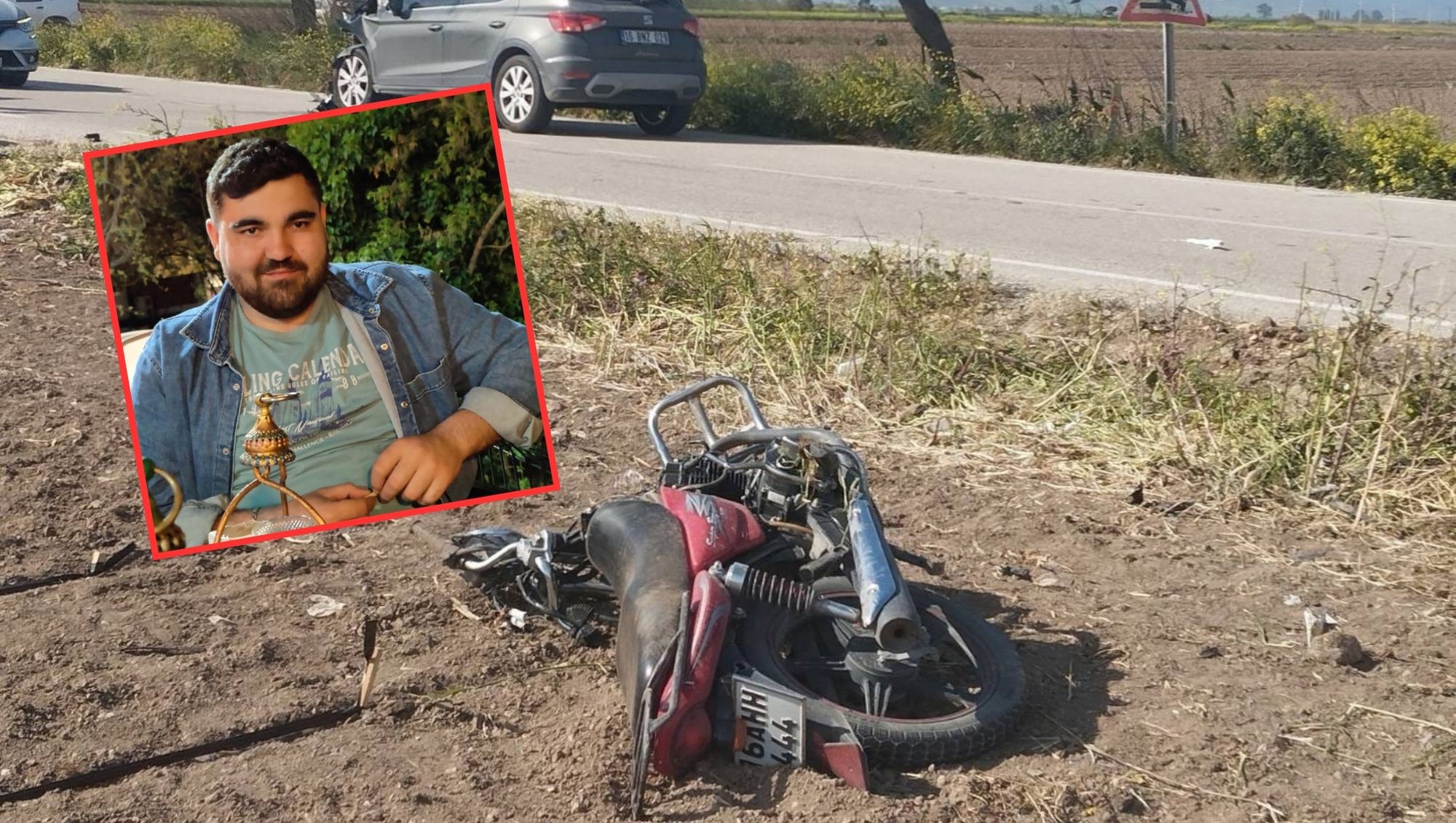 Motosiklet ile Otomobil Kafa Kafaya Girdi: 1 Ölü