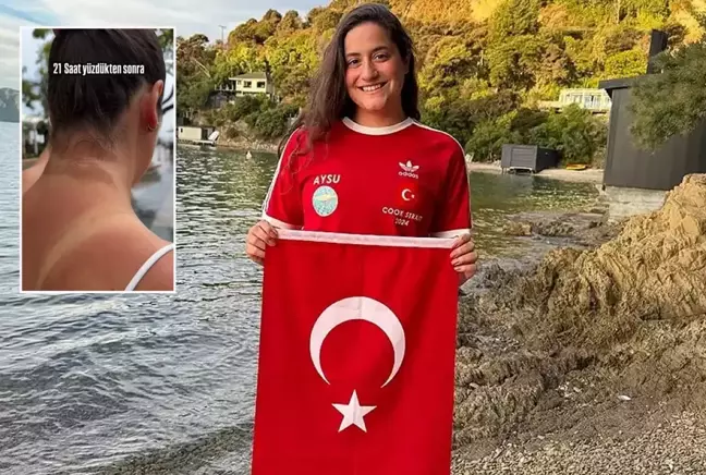 65 kilometre yüzen Aysu Türkoğlu'nun vücudundaki inanılmaz değişim
