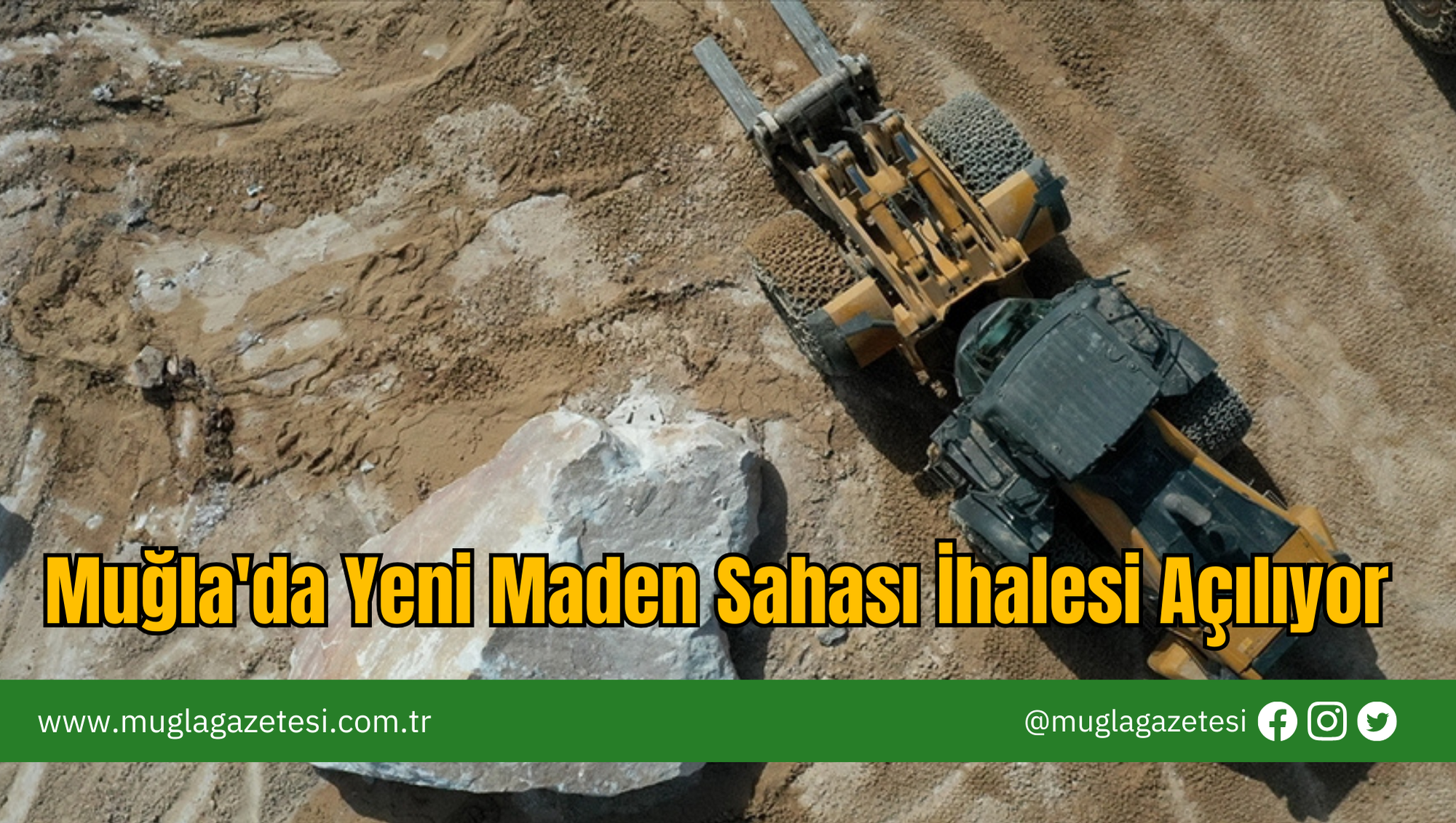 Muğla'da Yeni Maden Sahası İhalesi Açılıyor