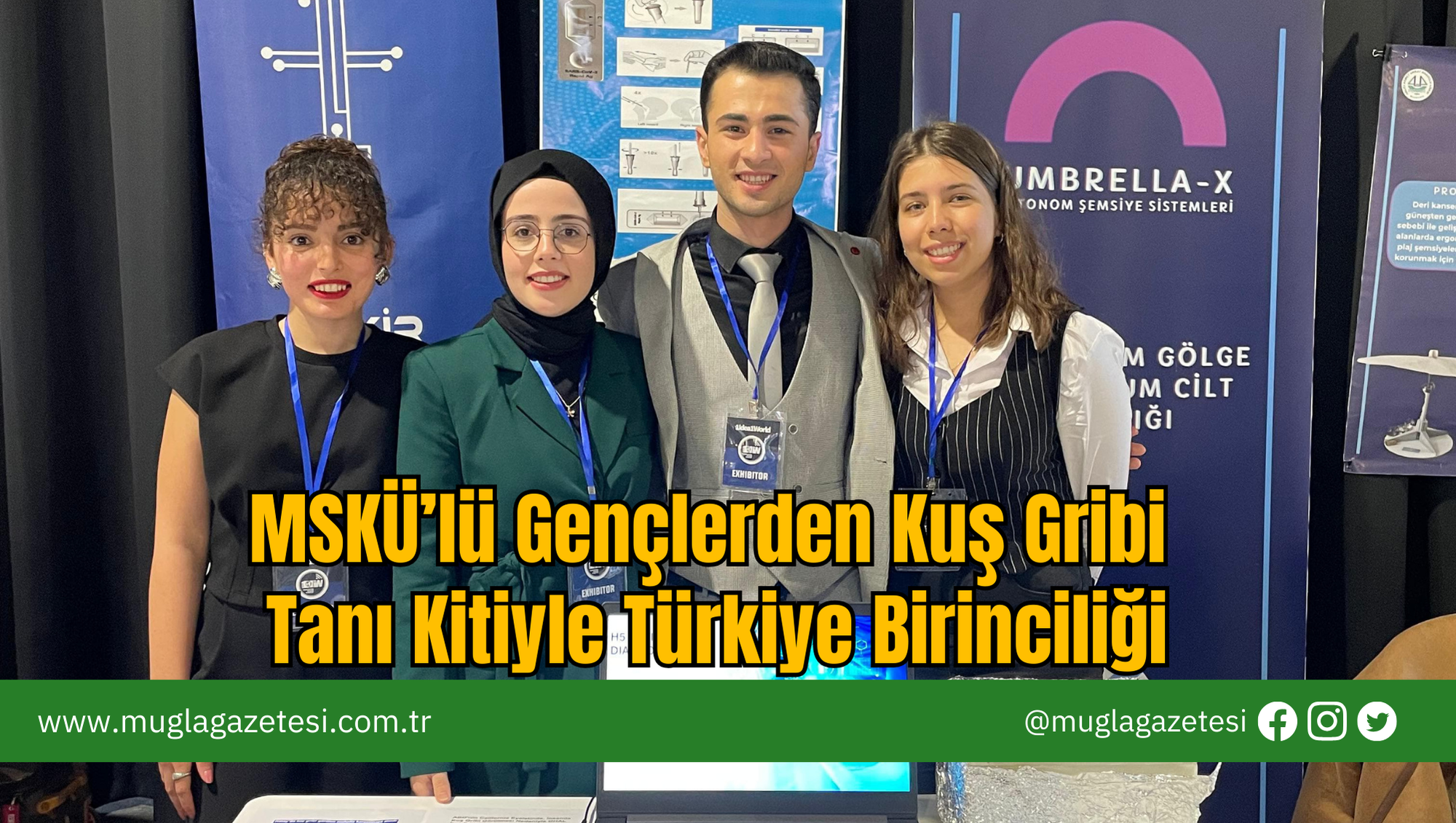 MSKÜ’lü Gençlerden Kuş Gribi Tanı Kitiyle Türkiye Birinciliği