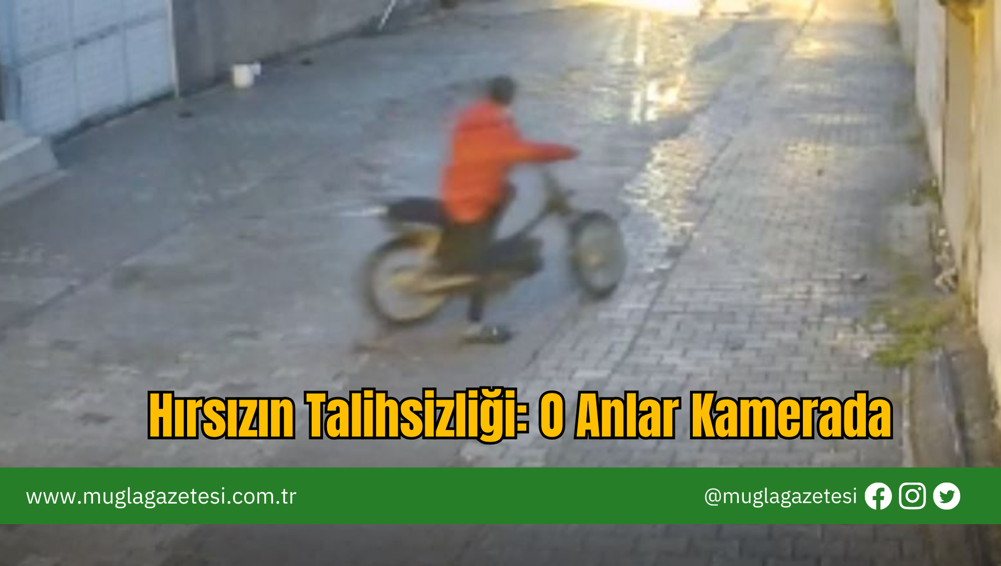 Hırsızın Talihsizliği: O Anlar Kamerada