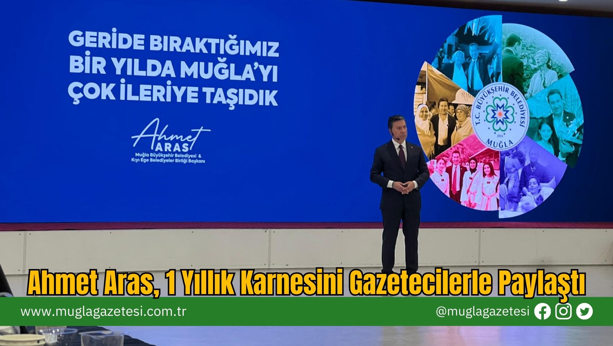Ahmet Aras, 1 Yıllık Karnesini Gazetecilerle Paylaştı