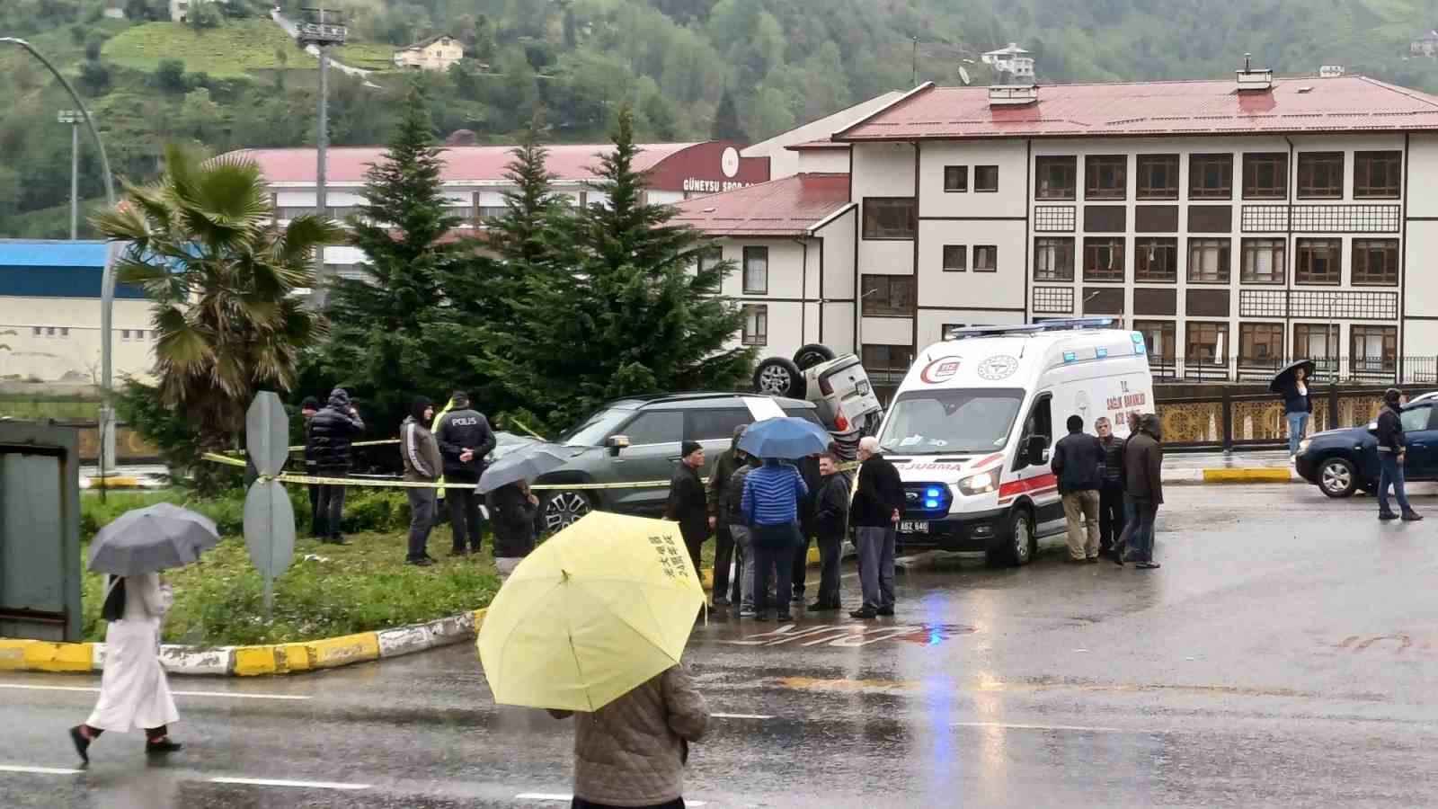 Üzücü Kaza: Otomobil Takla Attı, 1 Ölü