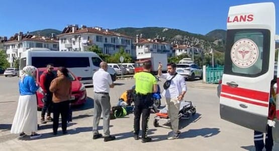 Fethiye'de Motosiklet Kazası