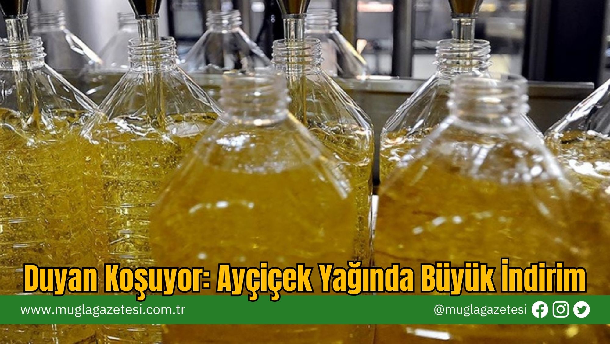 Duyan Koşuyor: Ayçiçek Yağında Büyük İndirim