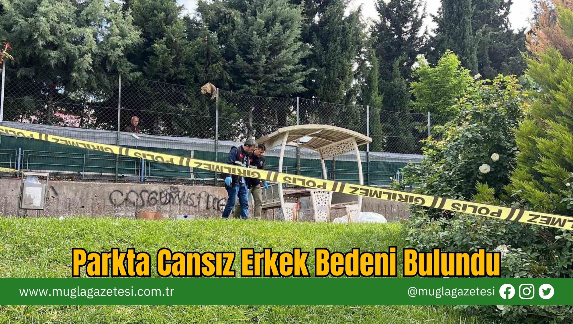 Parkta Cansız Erkek Bedeni Bulundu