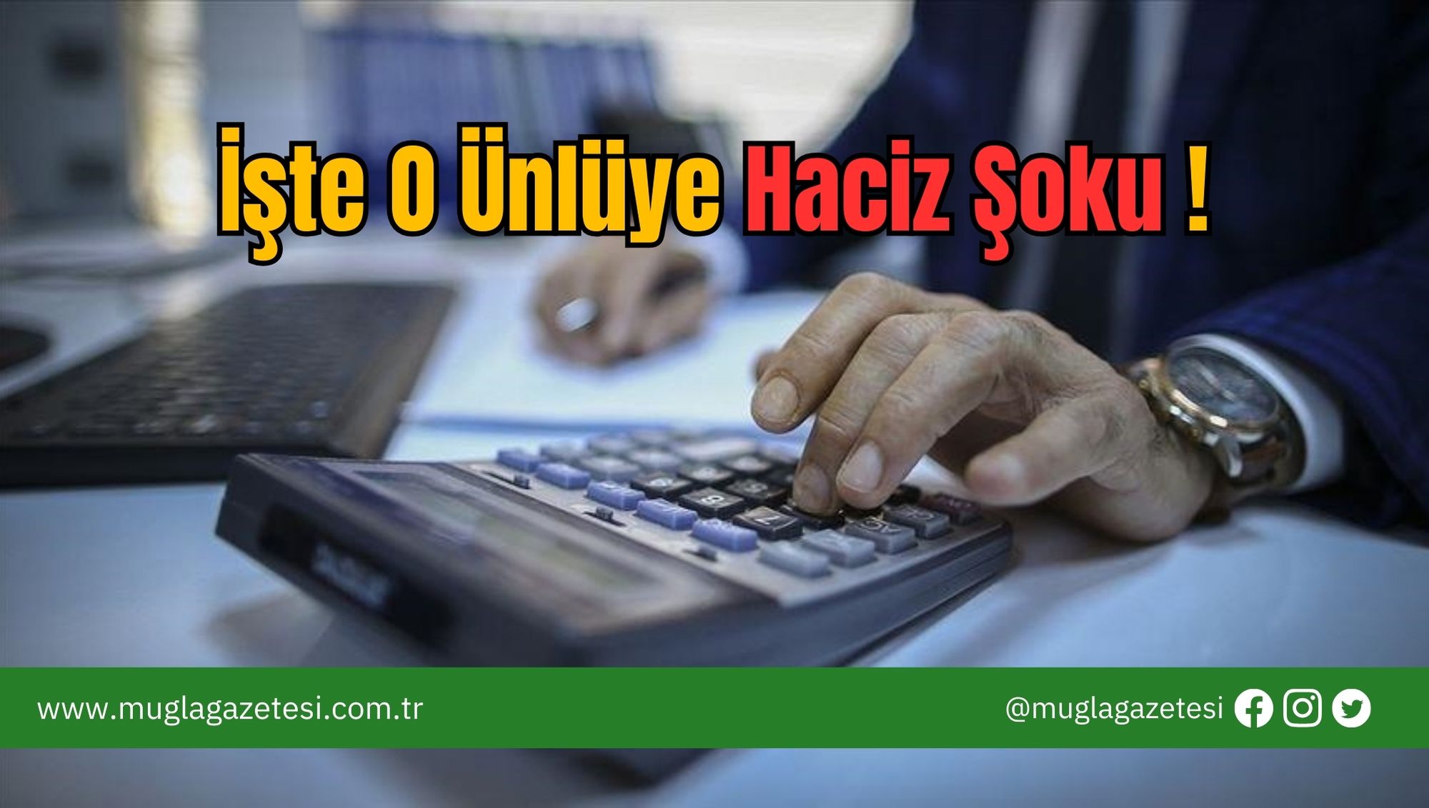 İşte O Ünlüye Haciz Şoku!