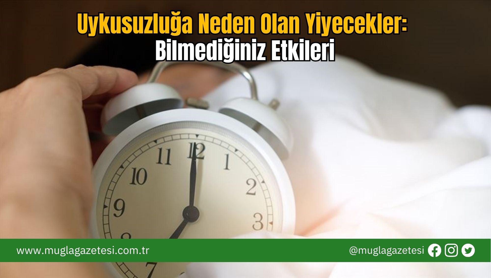 Uykusuzluğa Neden Olan Yiyecekler: Bilmediğiniz Etkileri