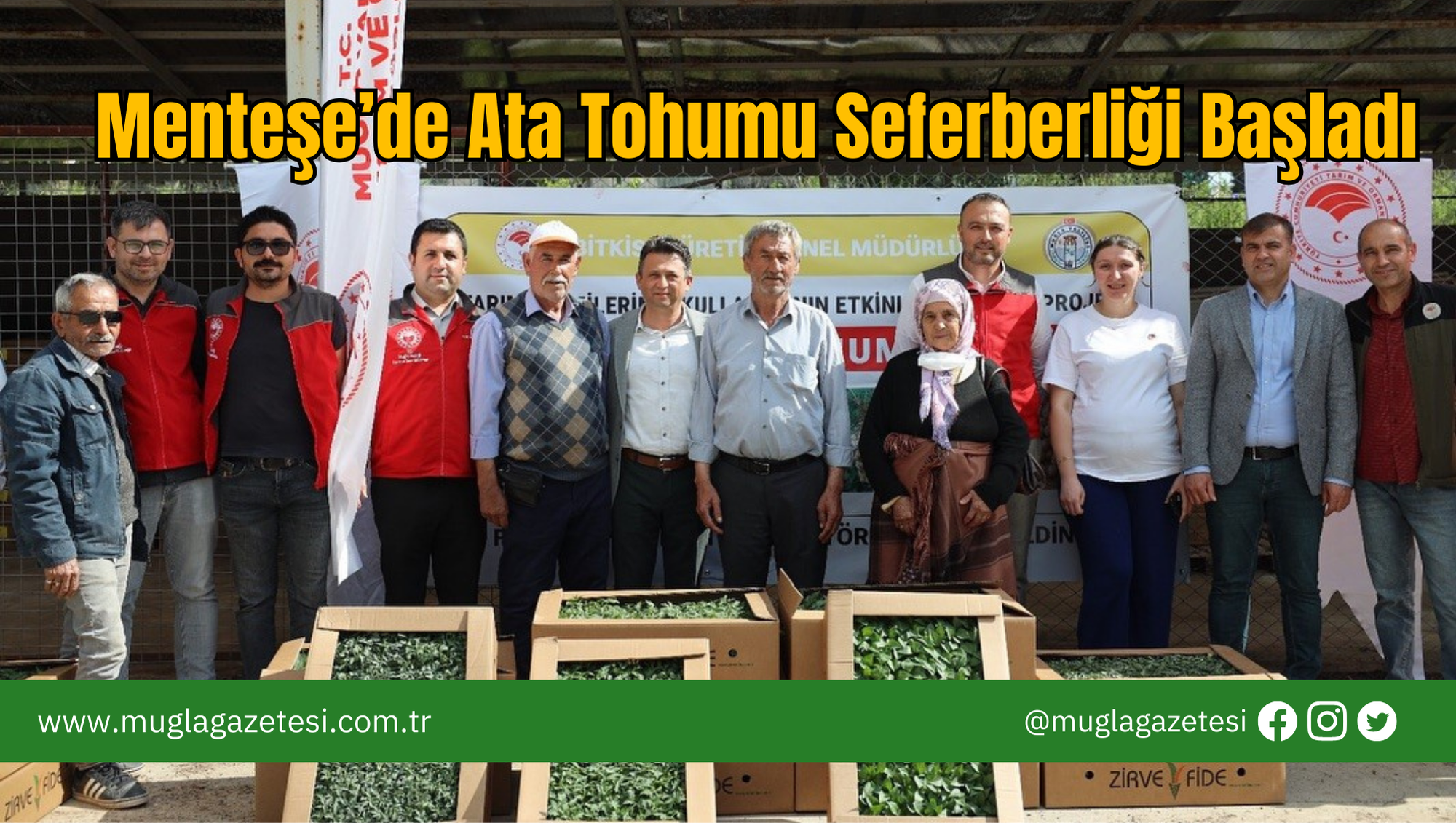 Menteşe’de Ata Tohumu Seferberliği Başladı