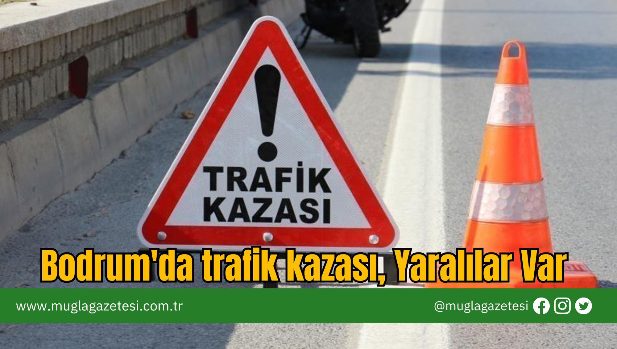 Bodrum'da Trafik Kazası, Yaralılar Var