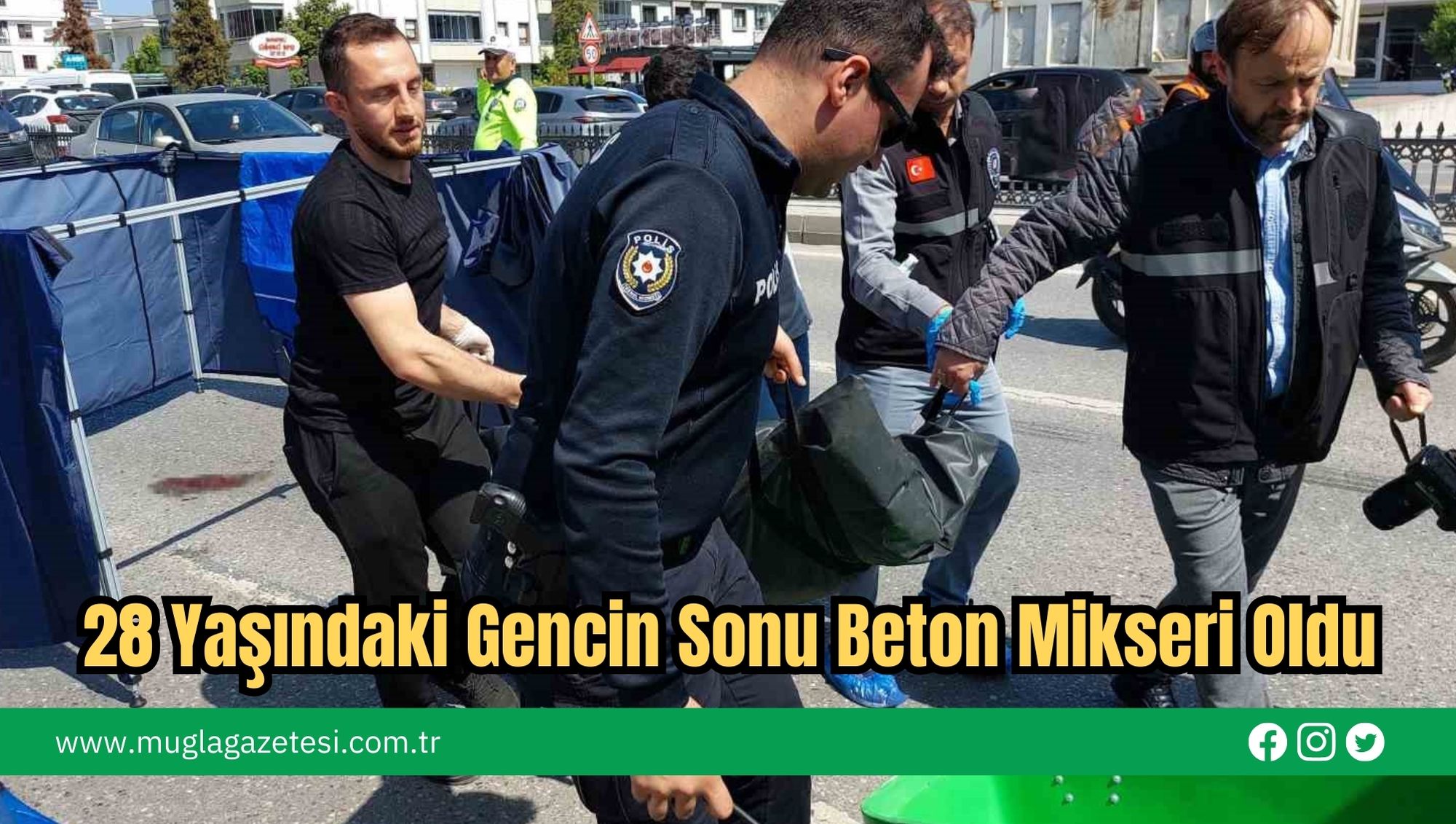 28 Yaşındaki Gencin Sonu Beton Mikseri Oldu