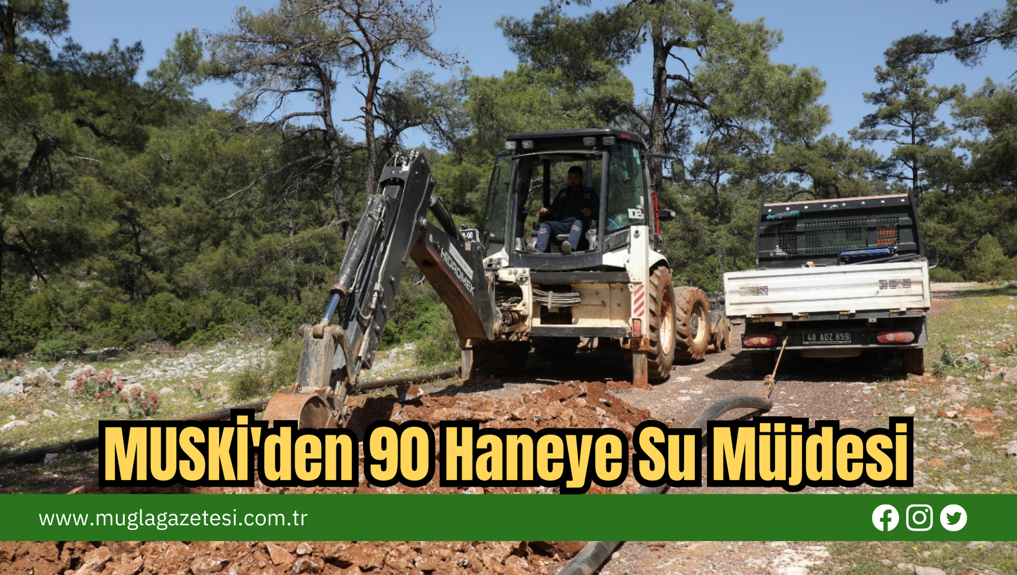 MUSKİ'den 90 Haneye Su Müjdesi