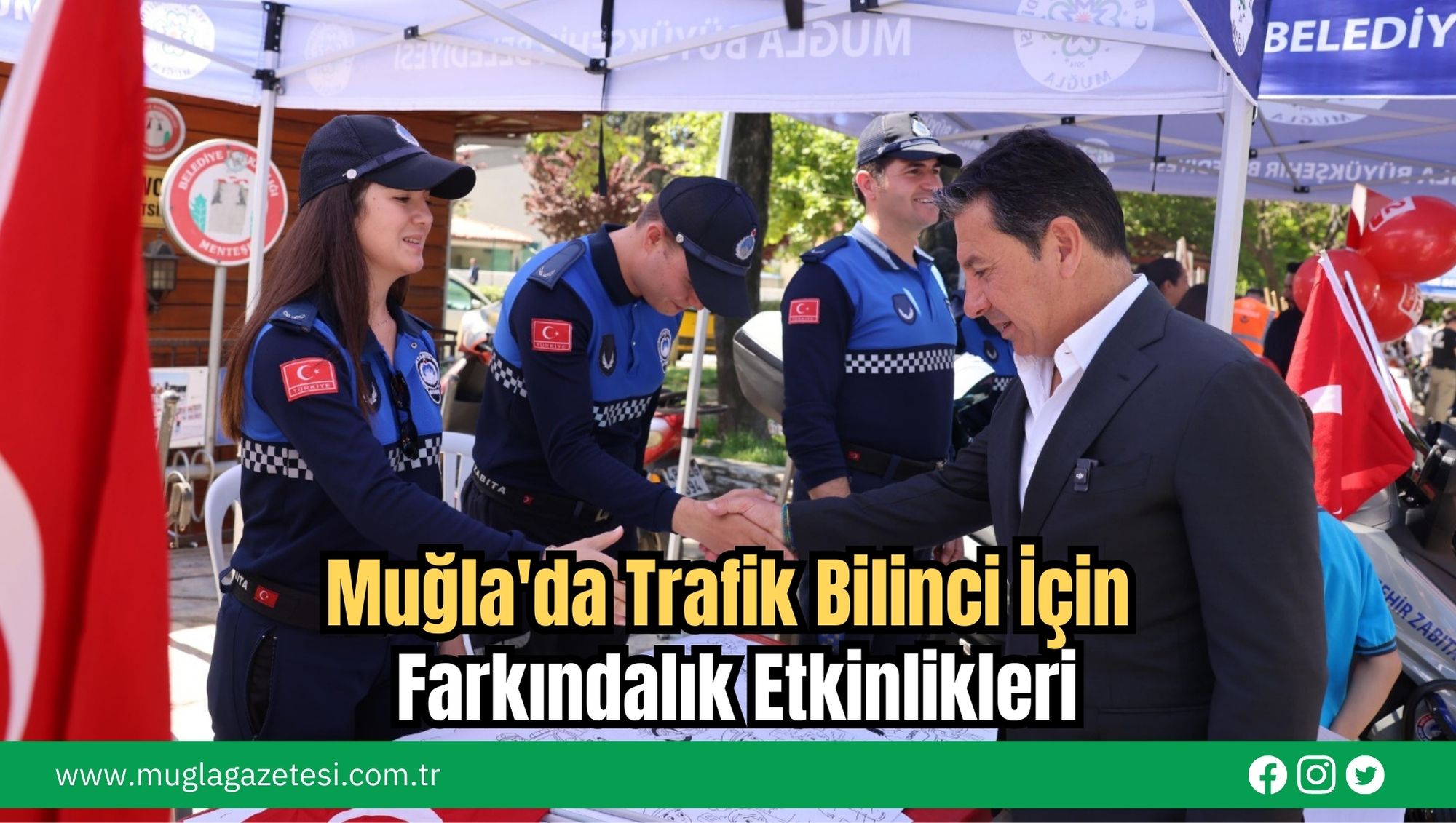 Muğla'da Trafik Bilinci İçin Farkındalık Etkinlikleri
