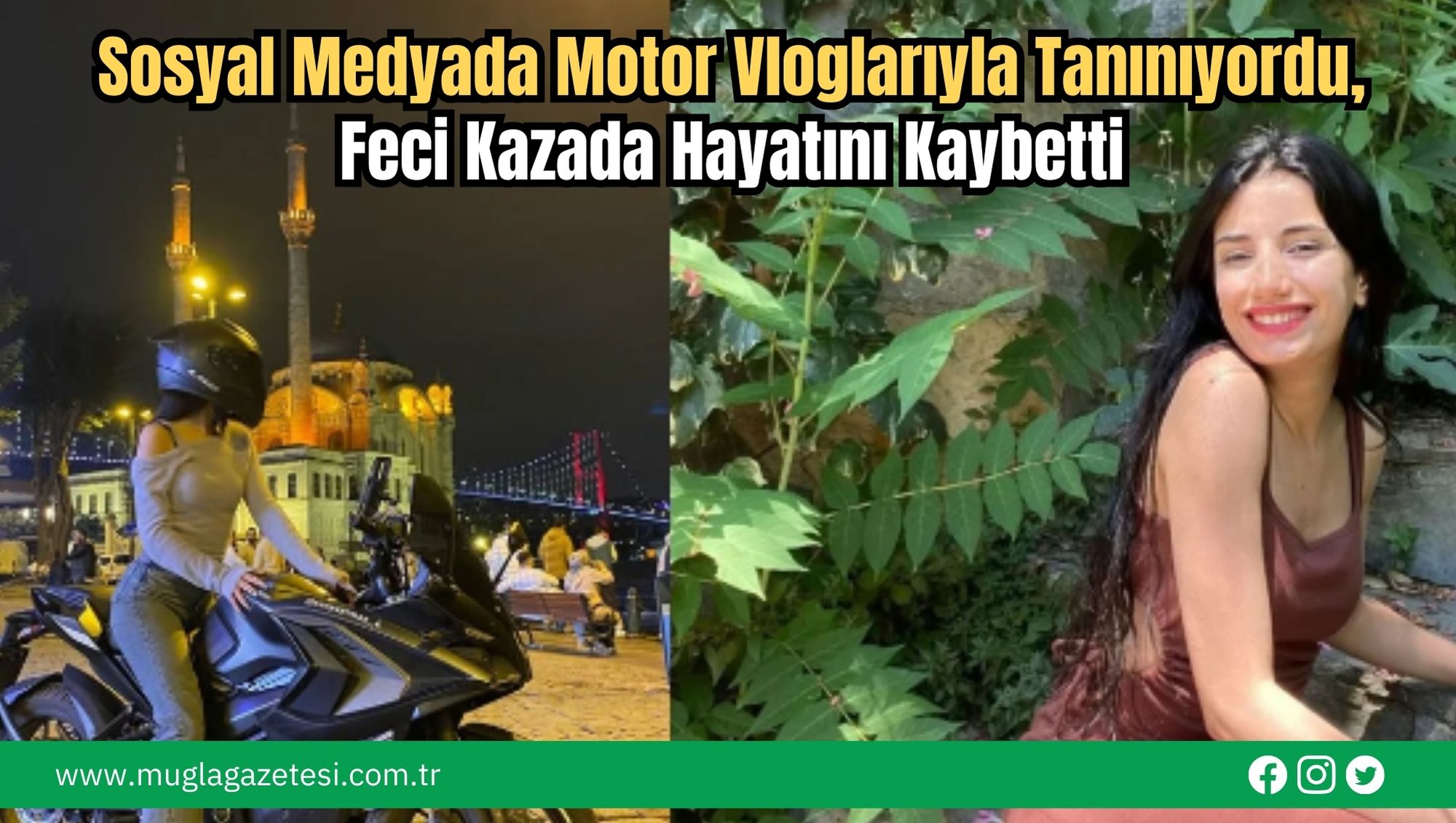 Sosyal Medyada Motor Vloglarıyla Tanınıyordu, Feci Kazada Hayatını Kaybetti