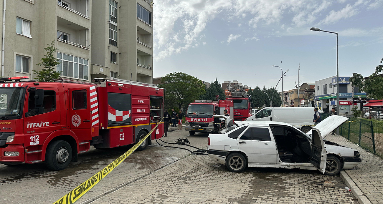 Evli Çift Kavga Etti: Karısı Emniyetteyken Kocası Evi ve Arabayı Yaktı