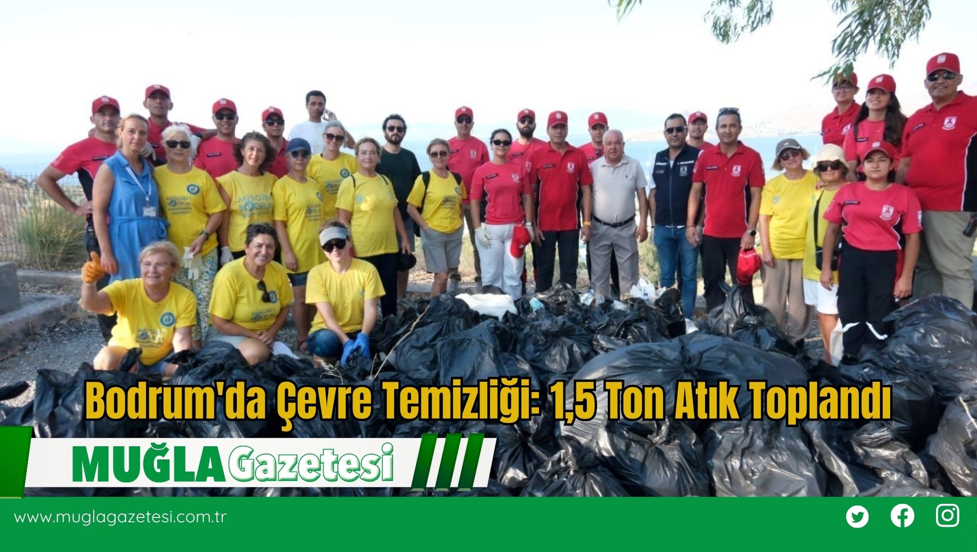 Bodrum'da Çevre Temizliği: 1,5 Ton Atık Toplandı