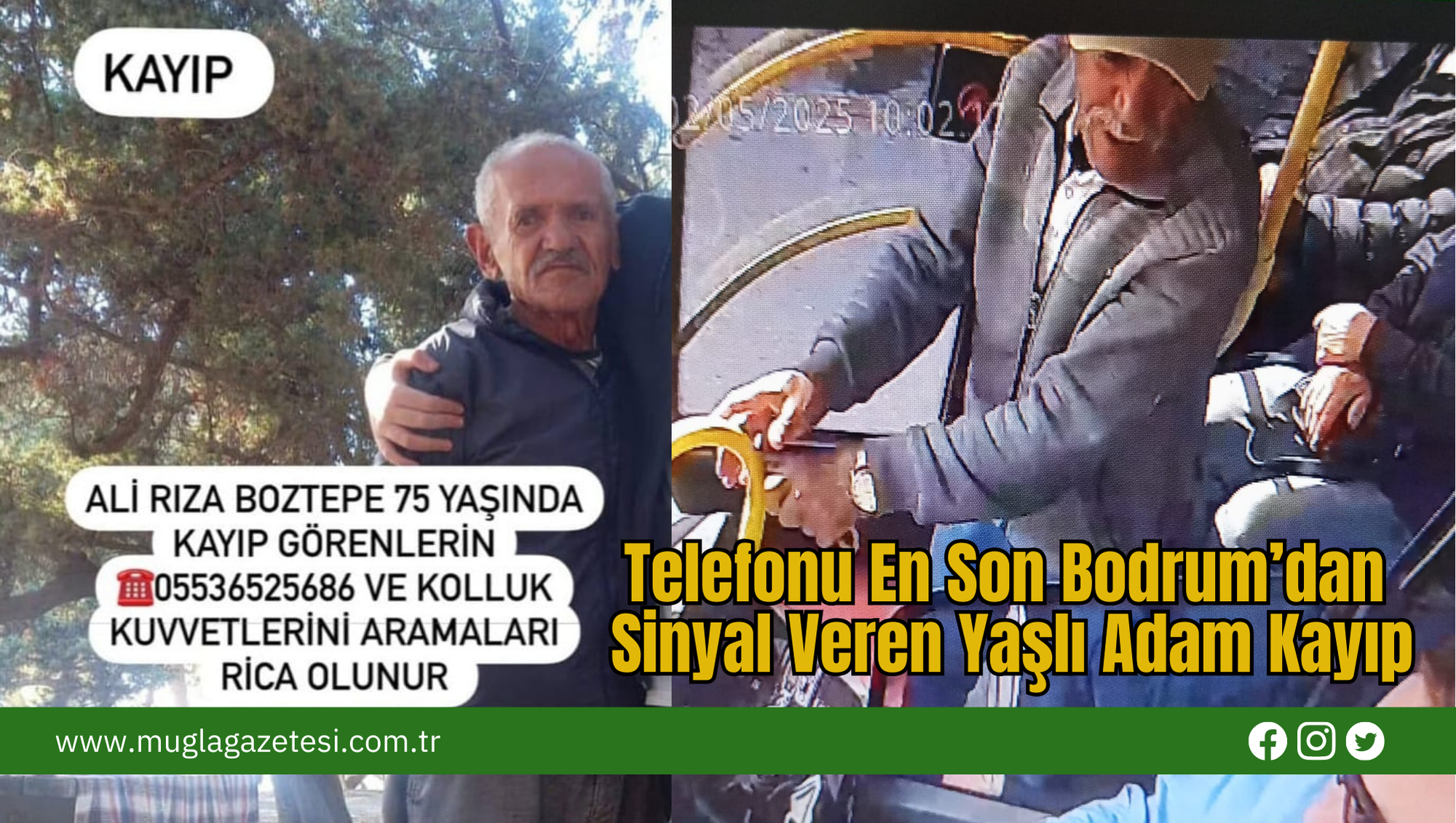 Telefonu En Son Bodrum’dan Sinyal Veren Yaşlı Adam Kayıp