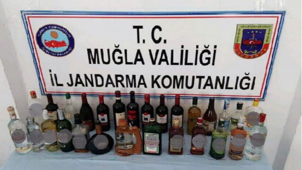 Ören’de kaçak içki operasyonu