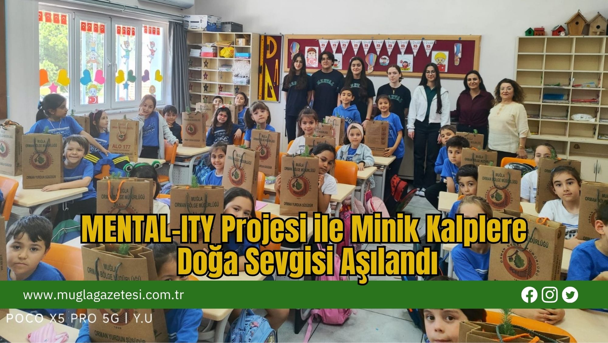 MENTAL-ITY Projesi ile Minik Kalplere Doğa Sevgisi Aşılandı
