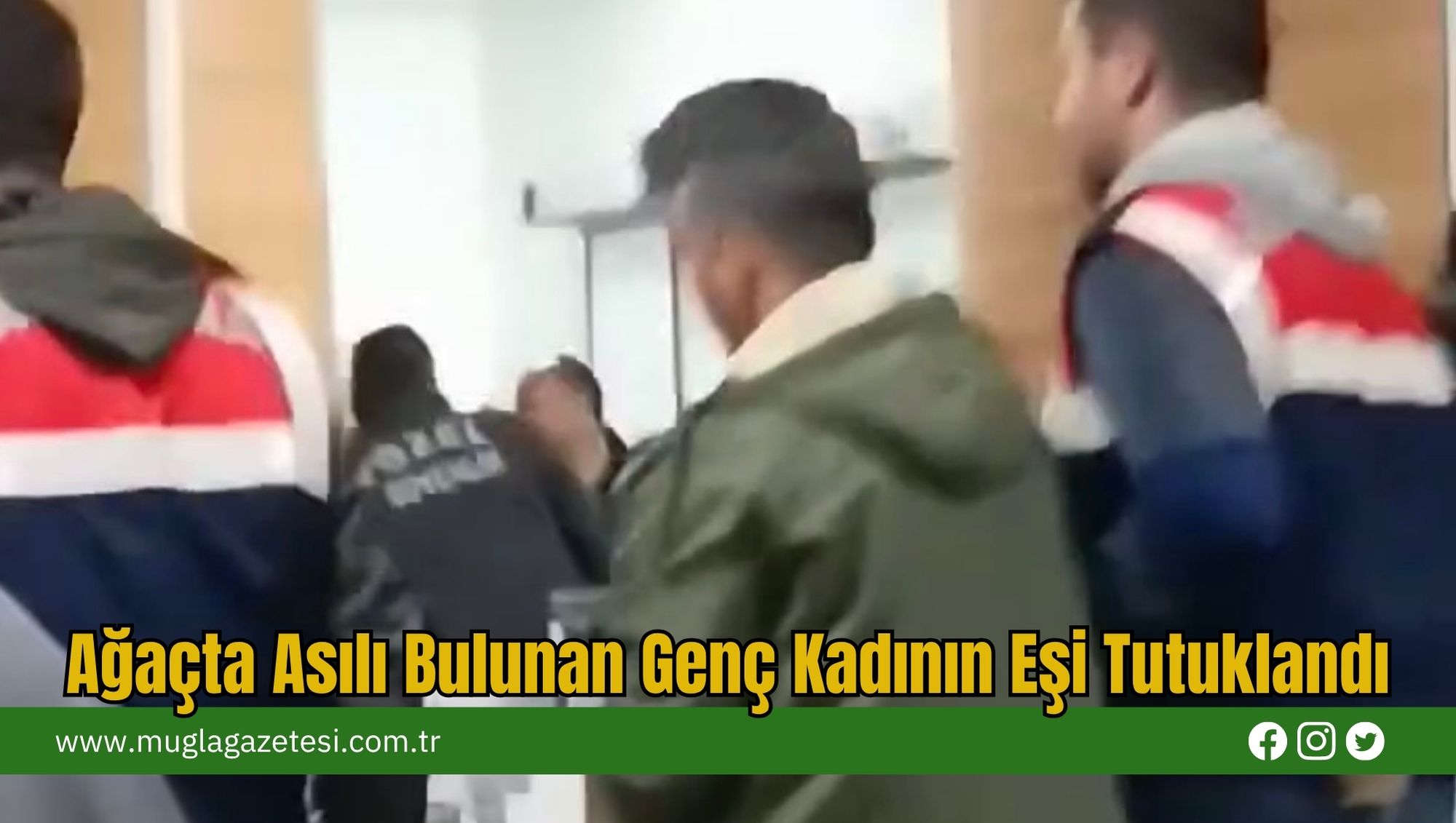 Ağaçta Asılı Bulunan Genç Kadının Eşi Tutuklandı