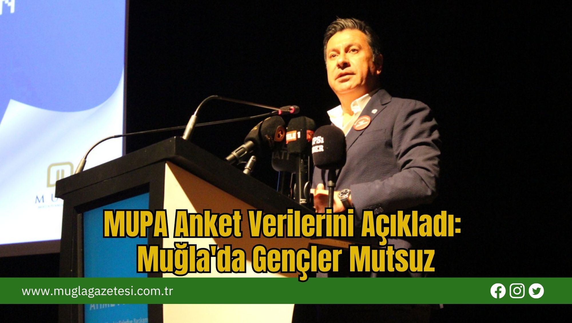 MUPA Anket Verilerini Açıkladı:  Muğla'da Gençler Mutsuz