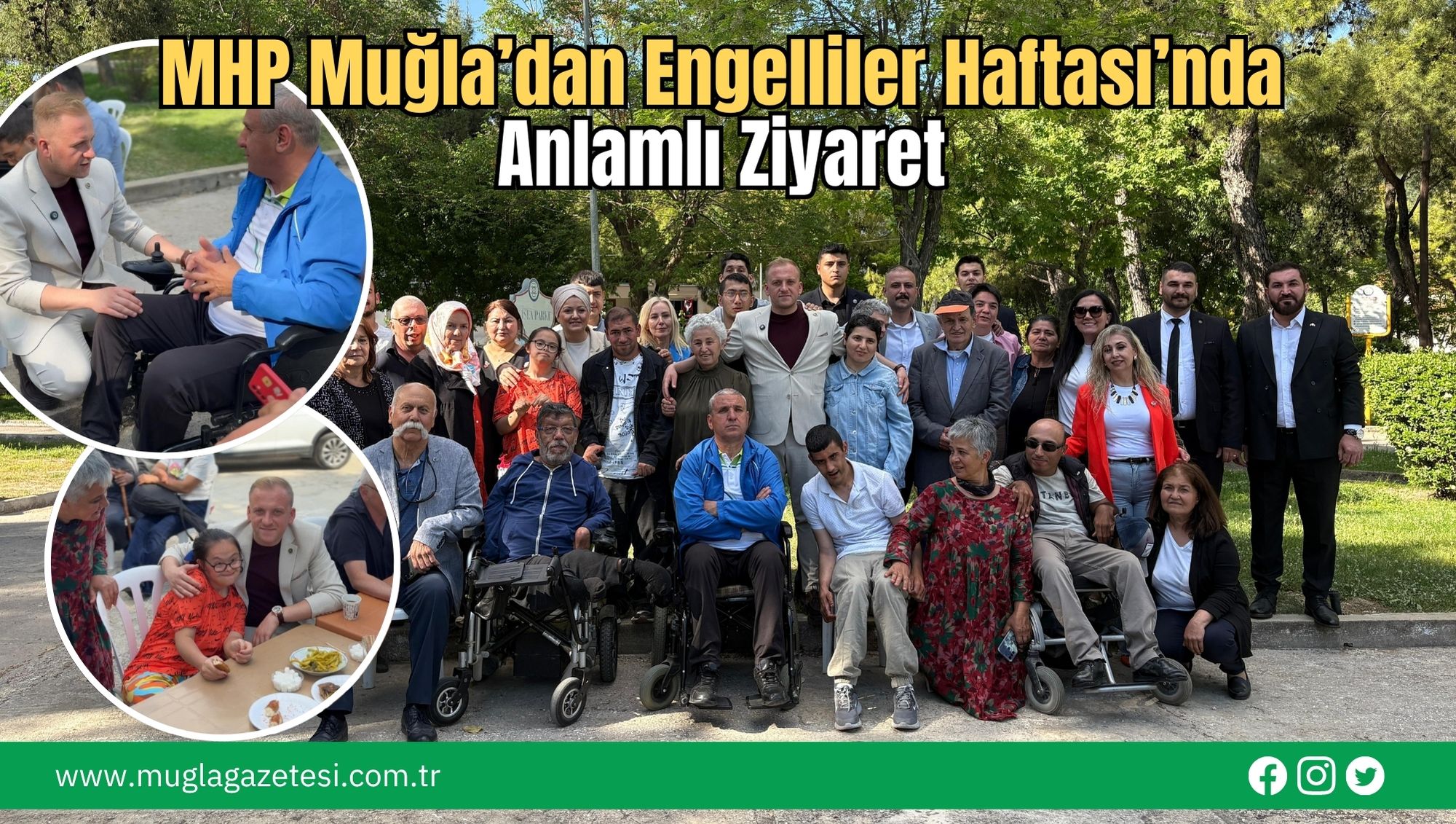 MHP Muğla’dan Engelliler Haftası’nda Anlamlı Ziyaret