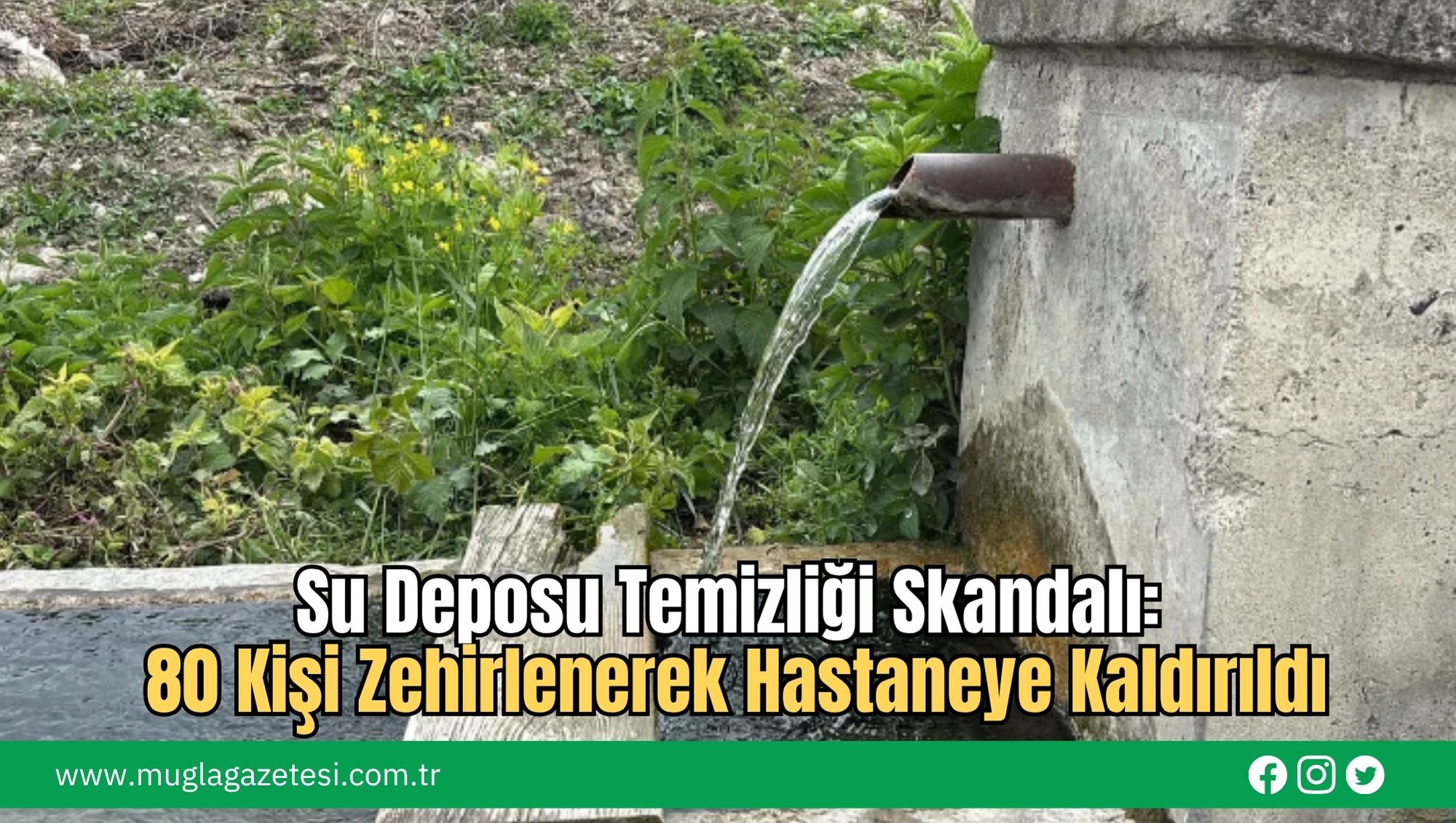 Su Deposu Temizliği Skandalı: 80 Kişi Zehirlenerek Hastaneye Kaldırıldı
